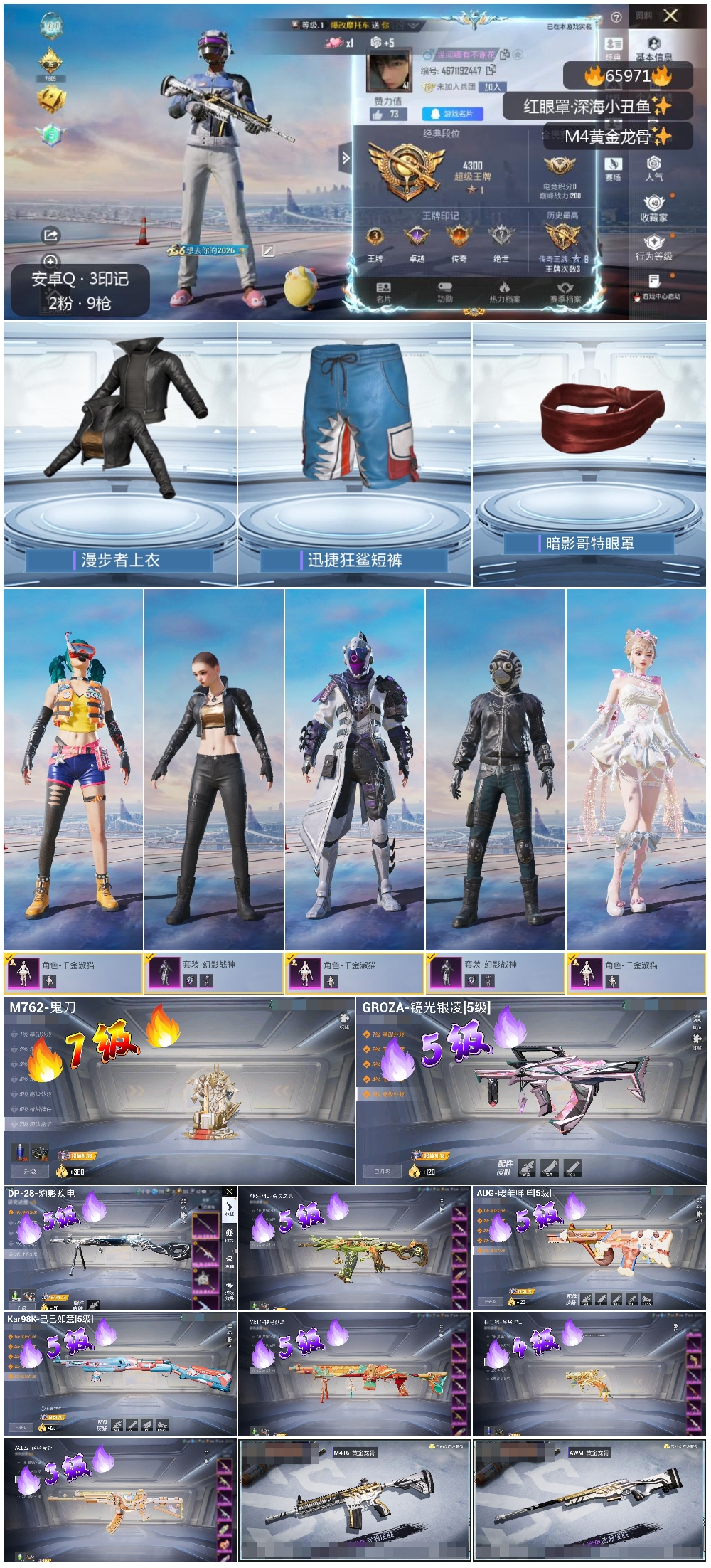 HPSJ4137261和平精英账号详情图4