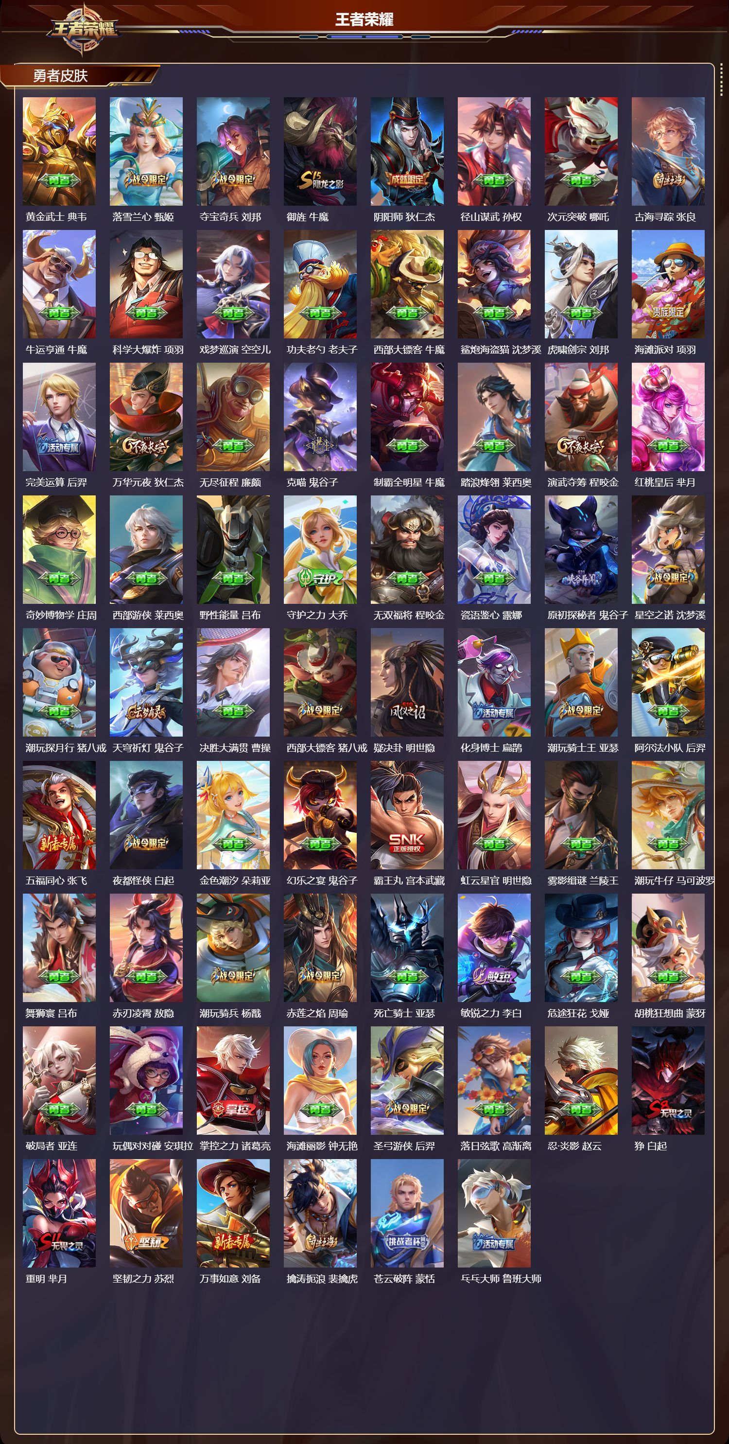 WZQM4249163王者荣耀账号详情图4