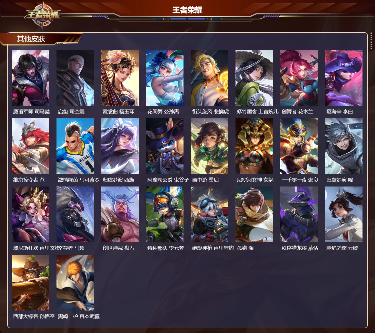 WZQM4249310王者荣耀账号详情图5