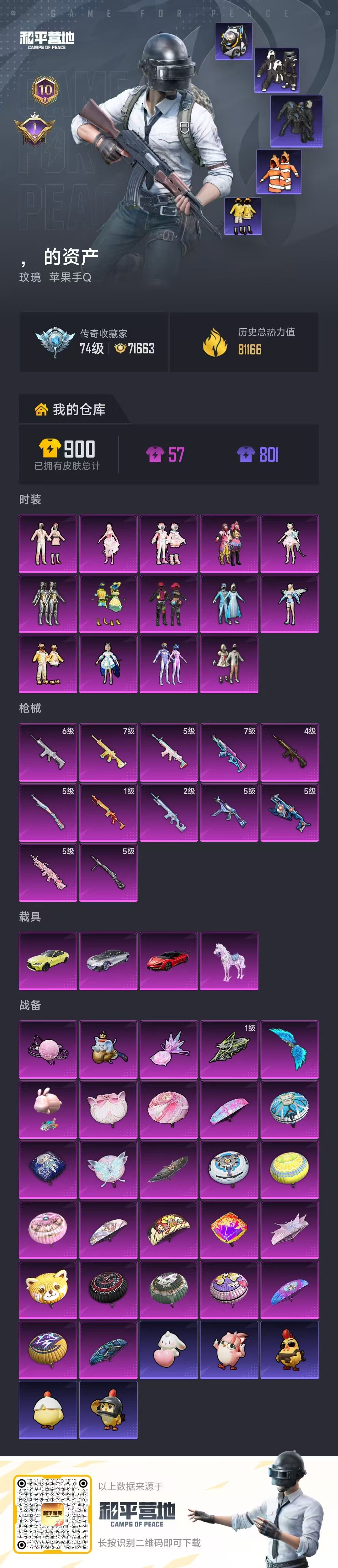 HPSJ4136962和平精英账号详情图2