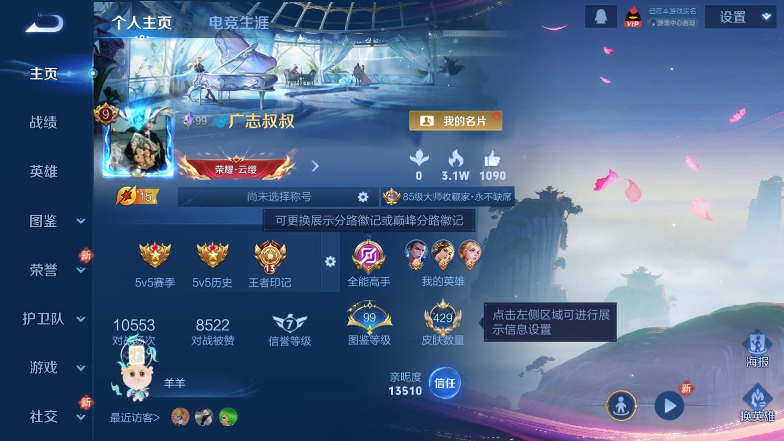 WZLX4254400王者荣耀账号详情图2