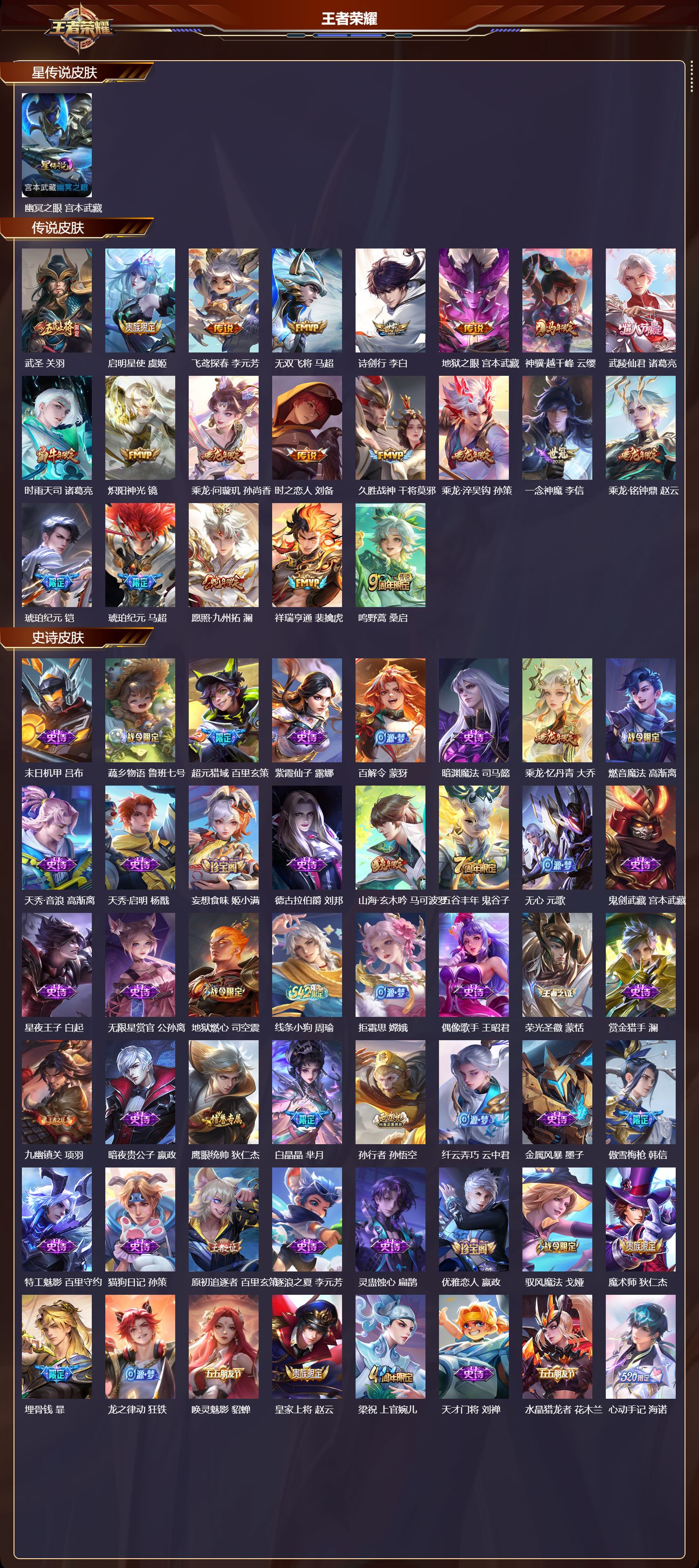 WZQM4249098王者荣耀账号详情图2