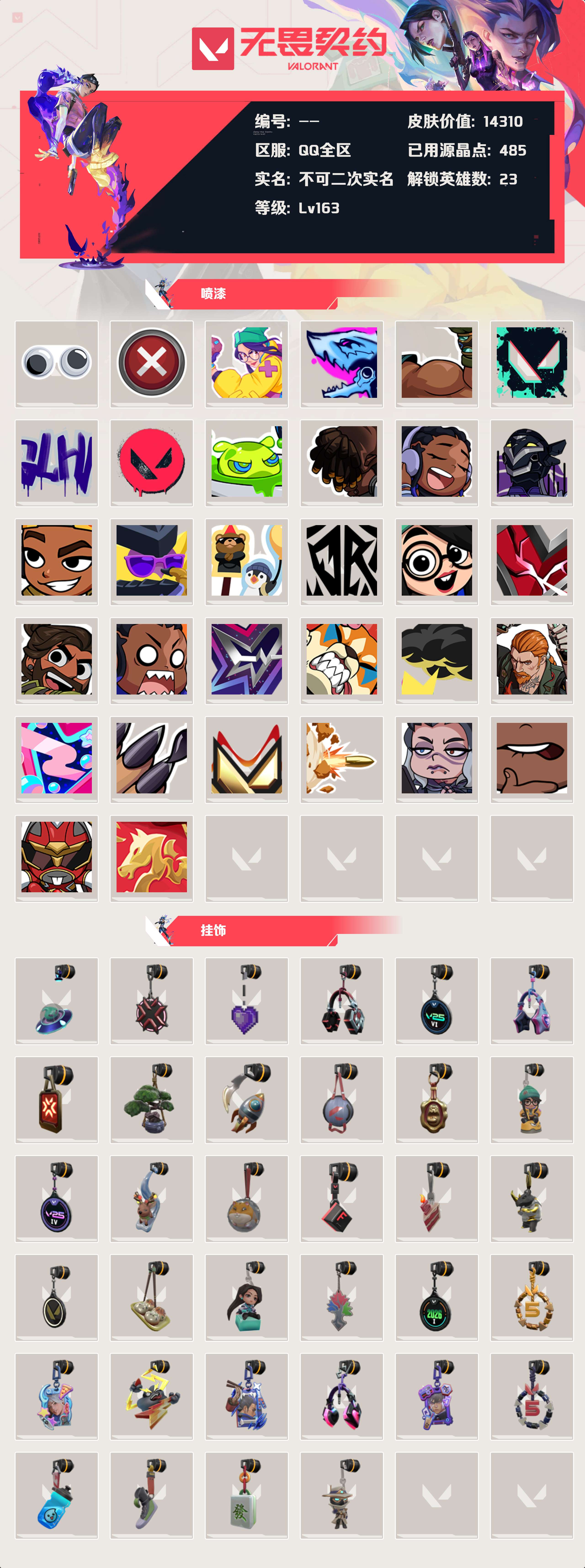 WWQLX425233无畏契约账号详情图3