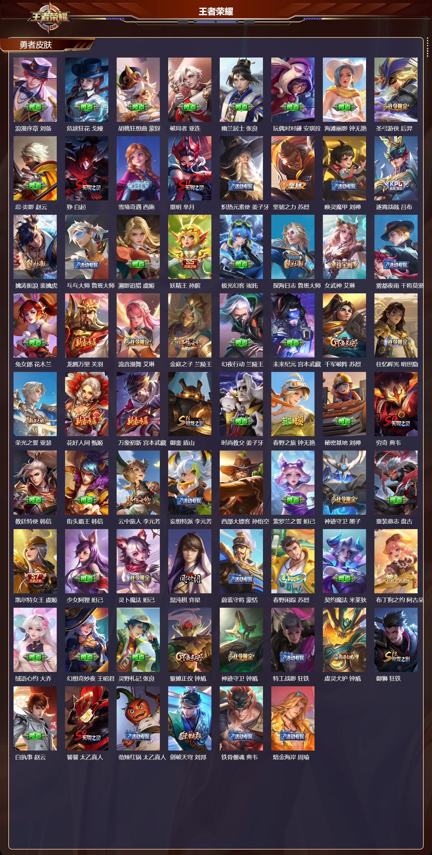 WZMK4247911王者荣耀账号详情图5 WZMK4247911王者荣耀账号详情图5