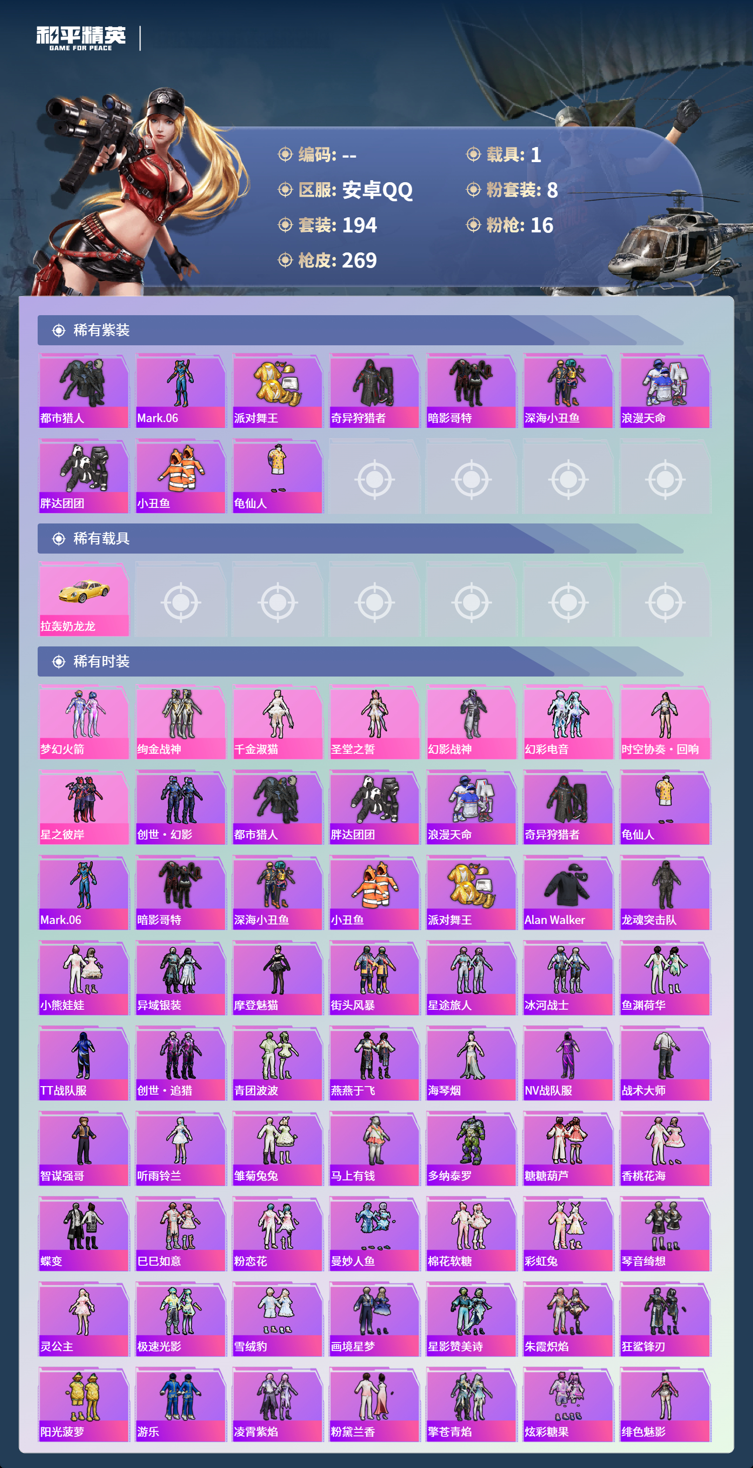 HPCMW4150131和平精英账号详情图2 HPCMW4150131和平精英账号详情图2