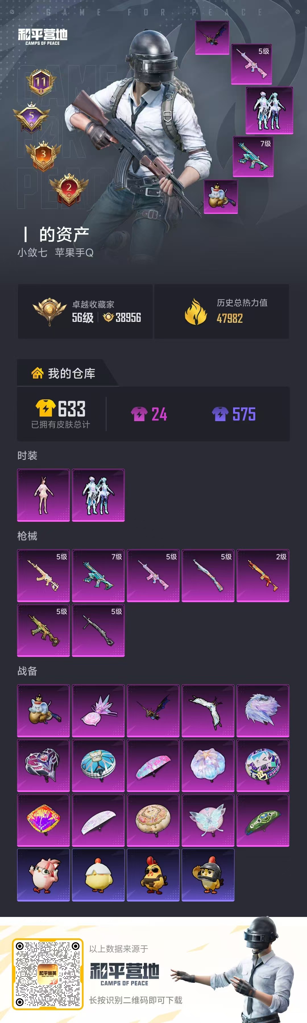 HPSJ4137328和平精英账号详情图2