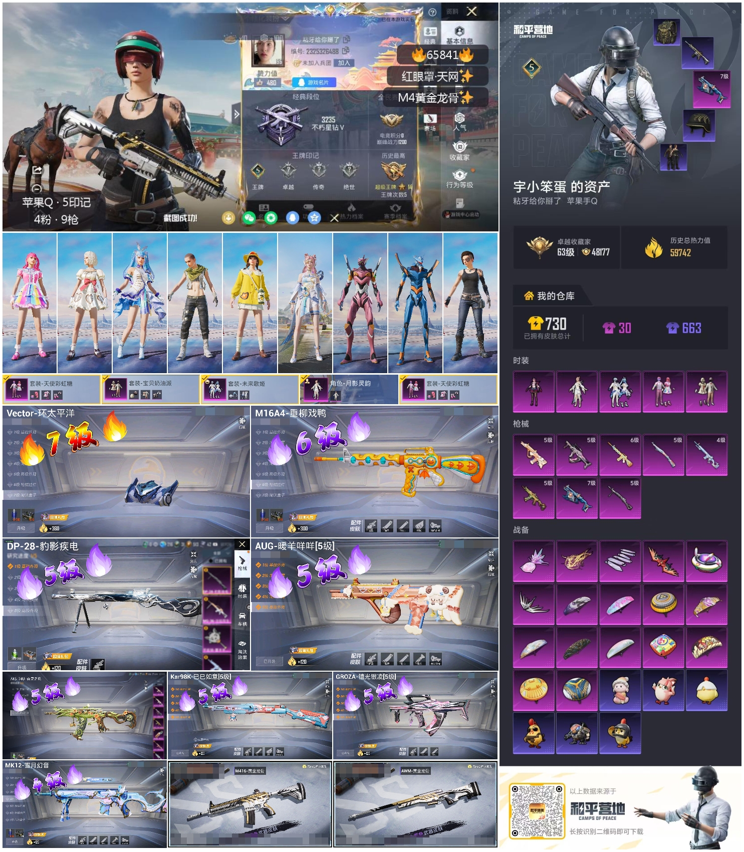 HPSJ4137142和平精英账号详情图4