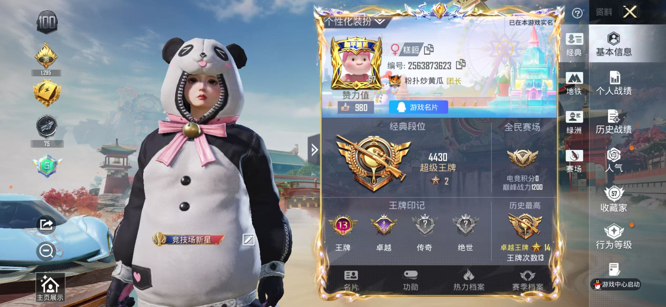 HPSJ4137057和平精英账号详情图3