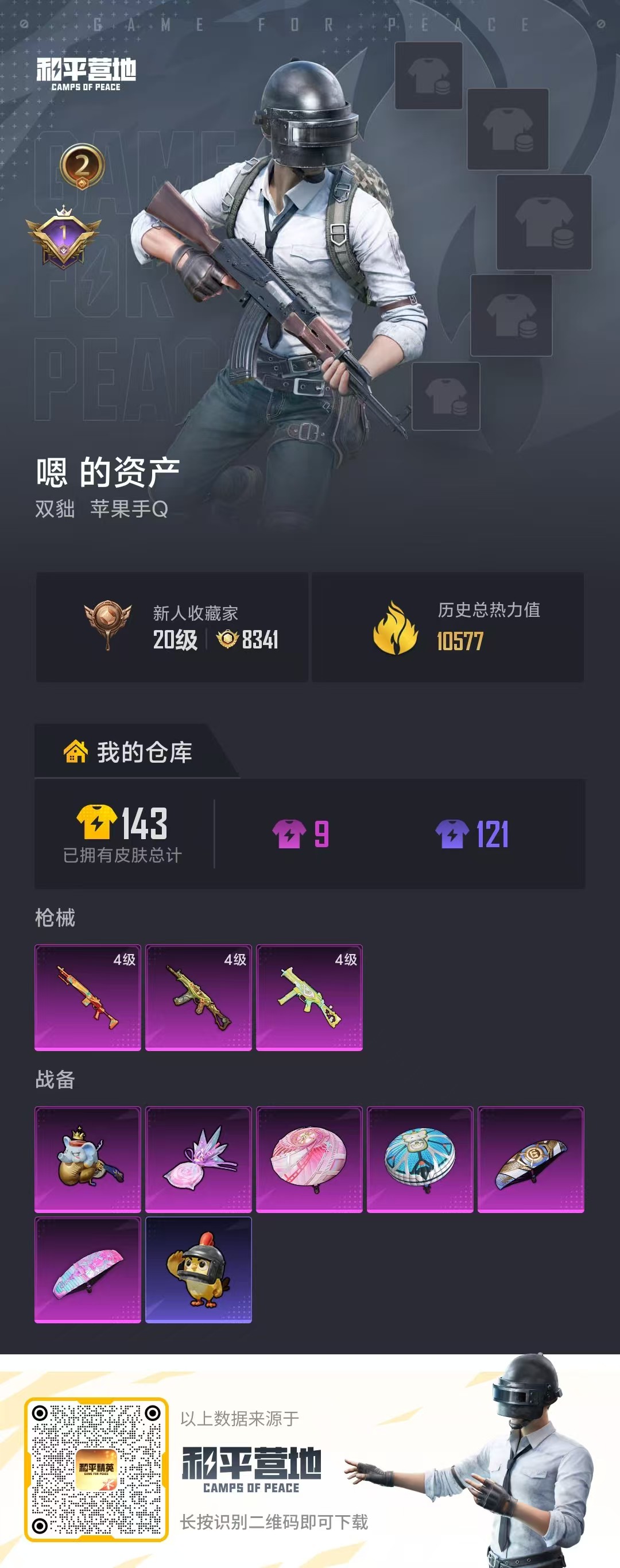 HPSJ4137231和平精英账号详情图2