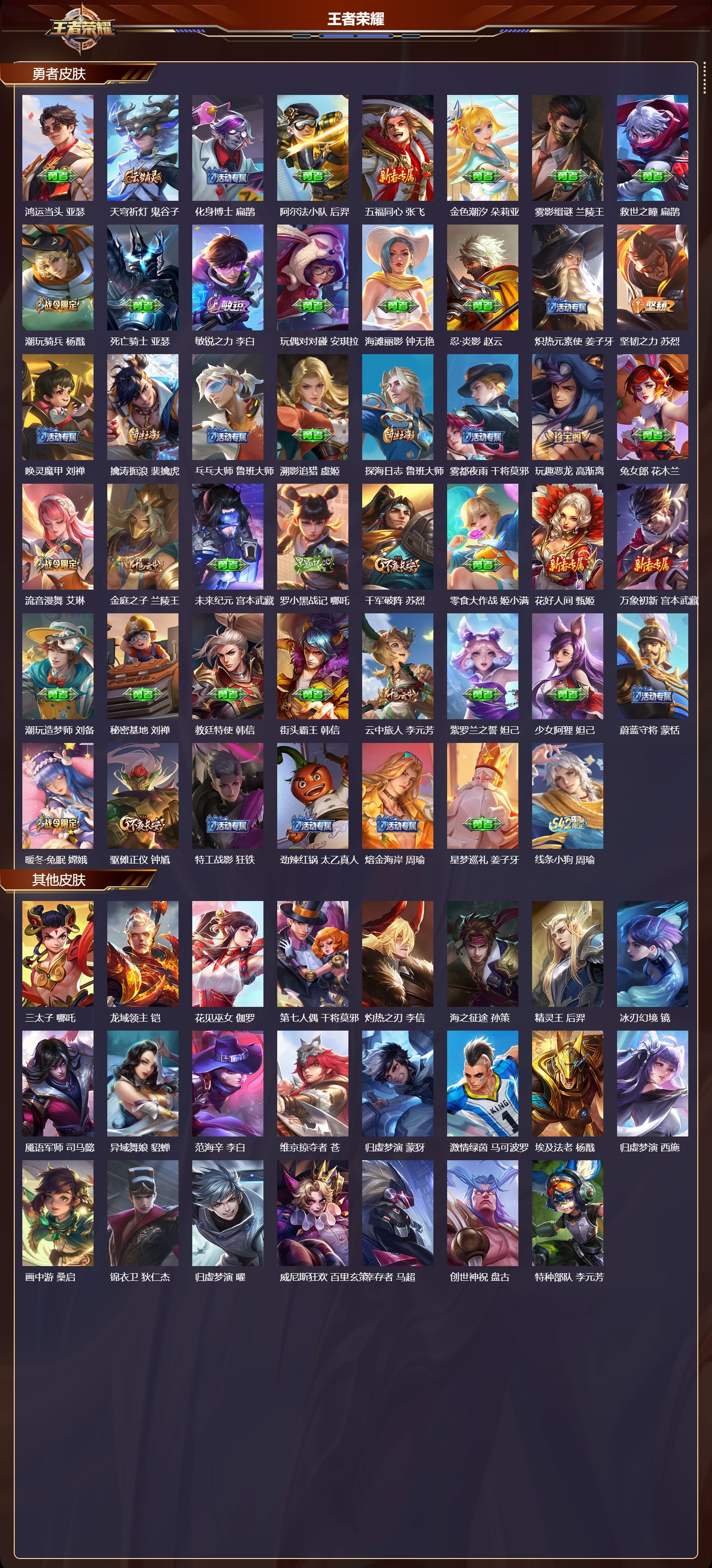 WZMK4249165王者荣耀账号详情图3 WZMK4249165王者荣耀账号详情图3