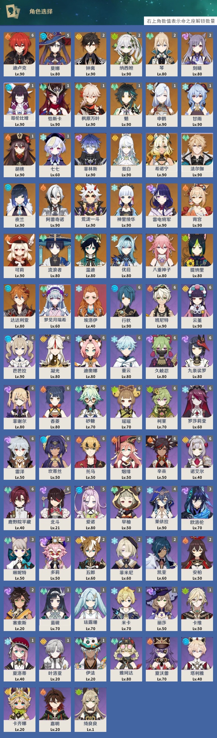 YSMK43676原神账号详情图3