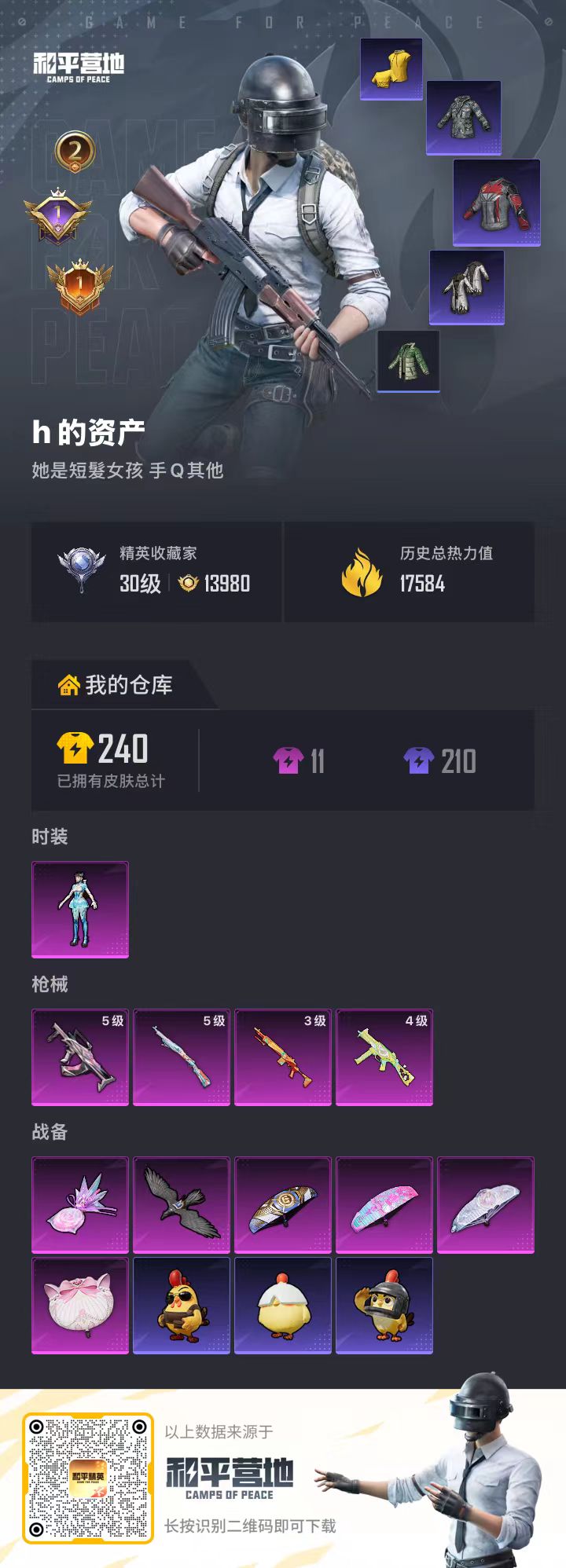 HPSJ4136944和平精英账号详情图2 HPSJ4136944和平精英账号详情图2