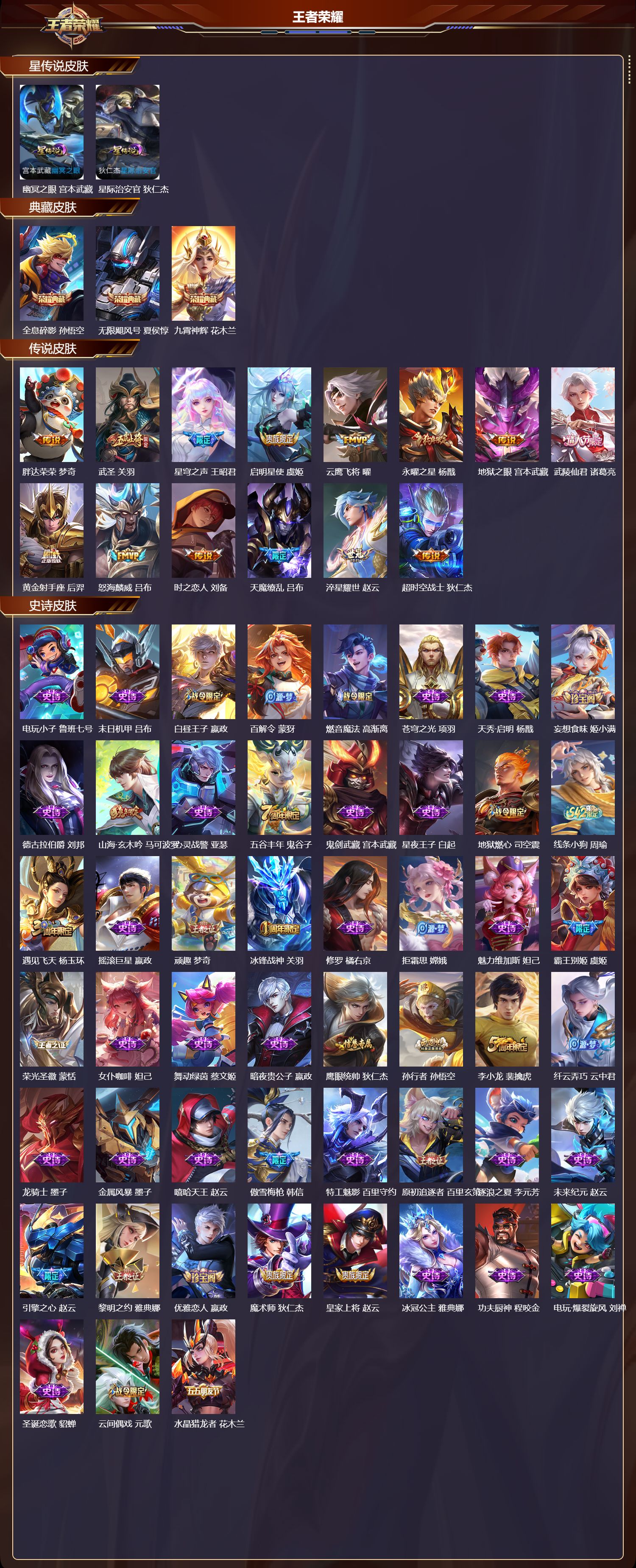 WZQM4247951王者荣耀账号详情图2 WZQM4247951王者荣耀账号详情图2