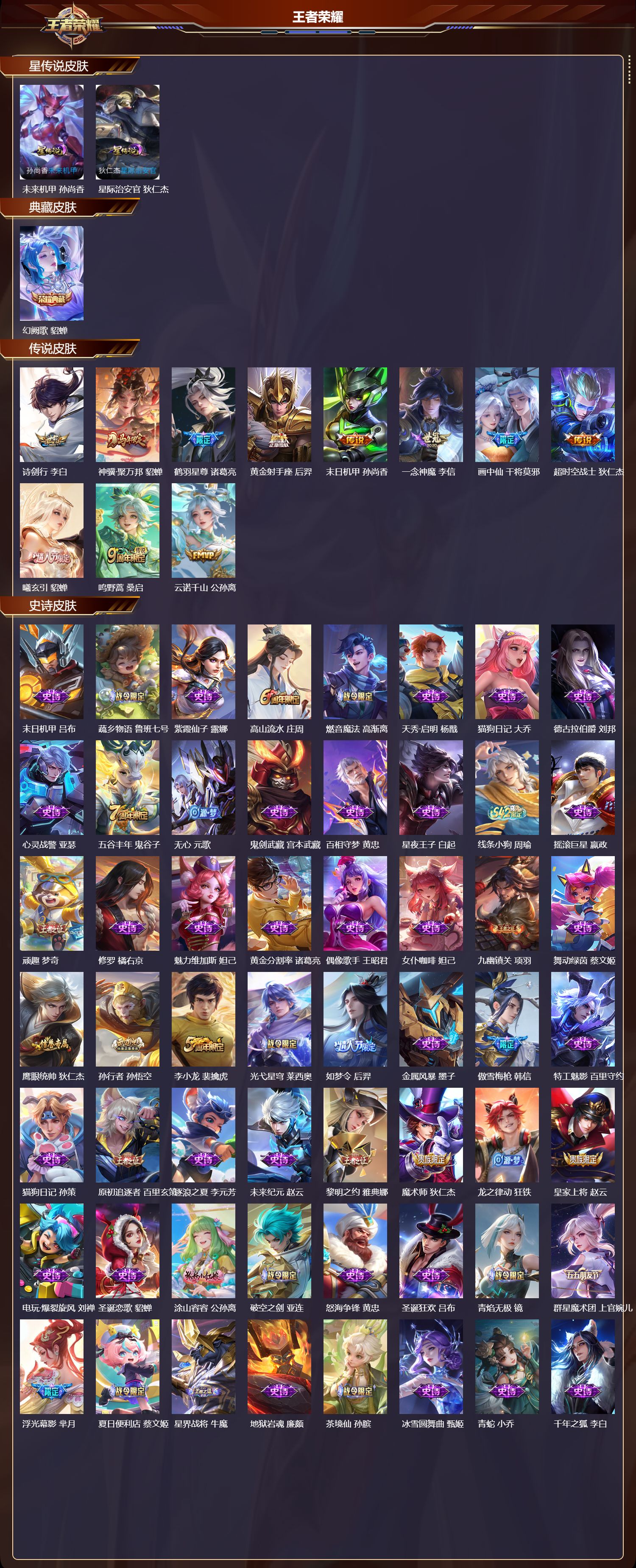 WZQM4247045王者荣耀账号详情图2