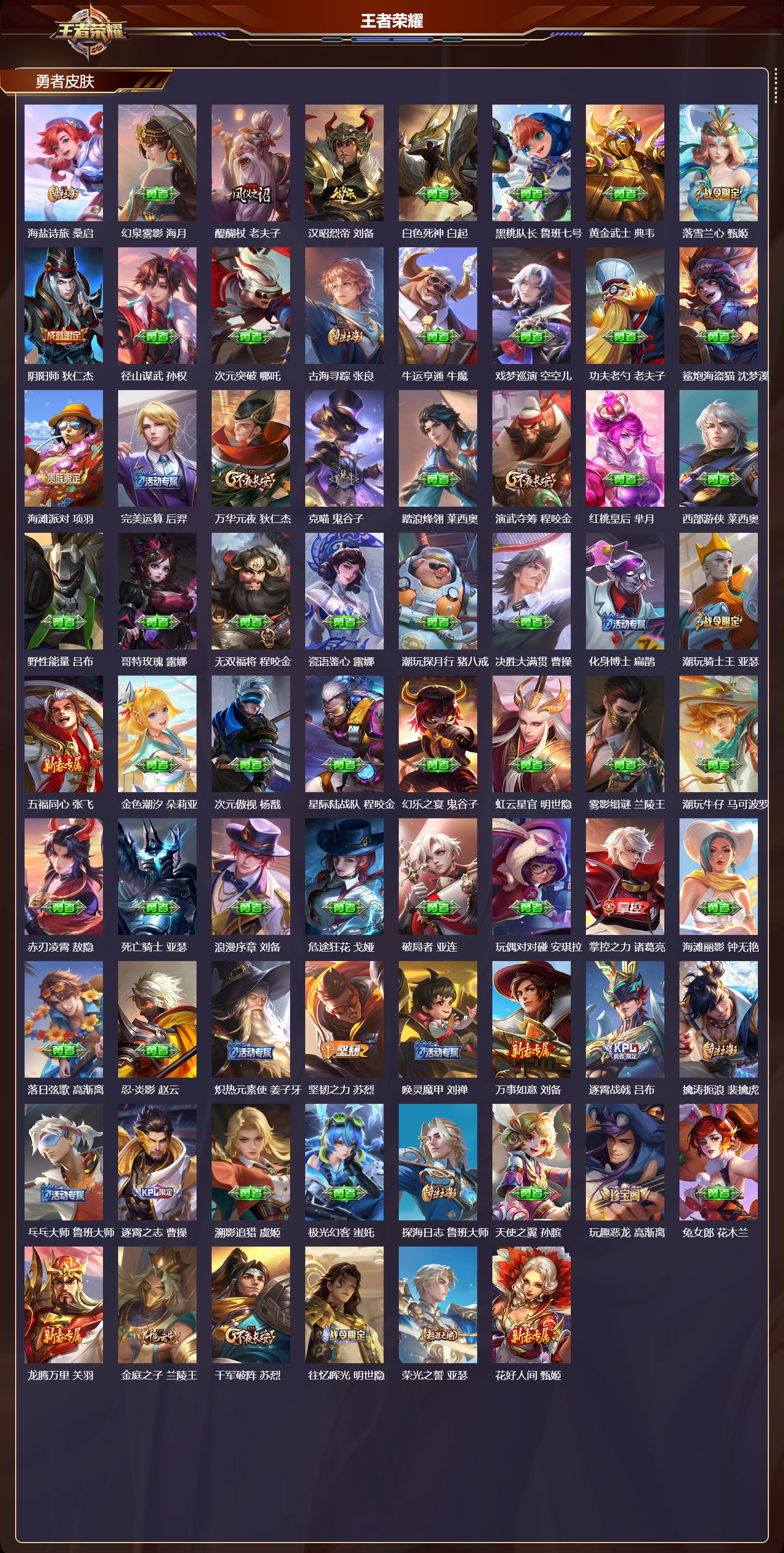 WZMK4249223王者荣耀账号详情图4 WZMK4249223王者荣耀账号详情图4