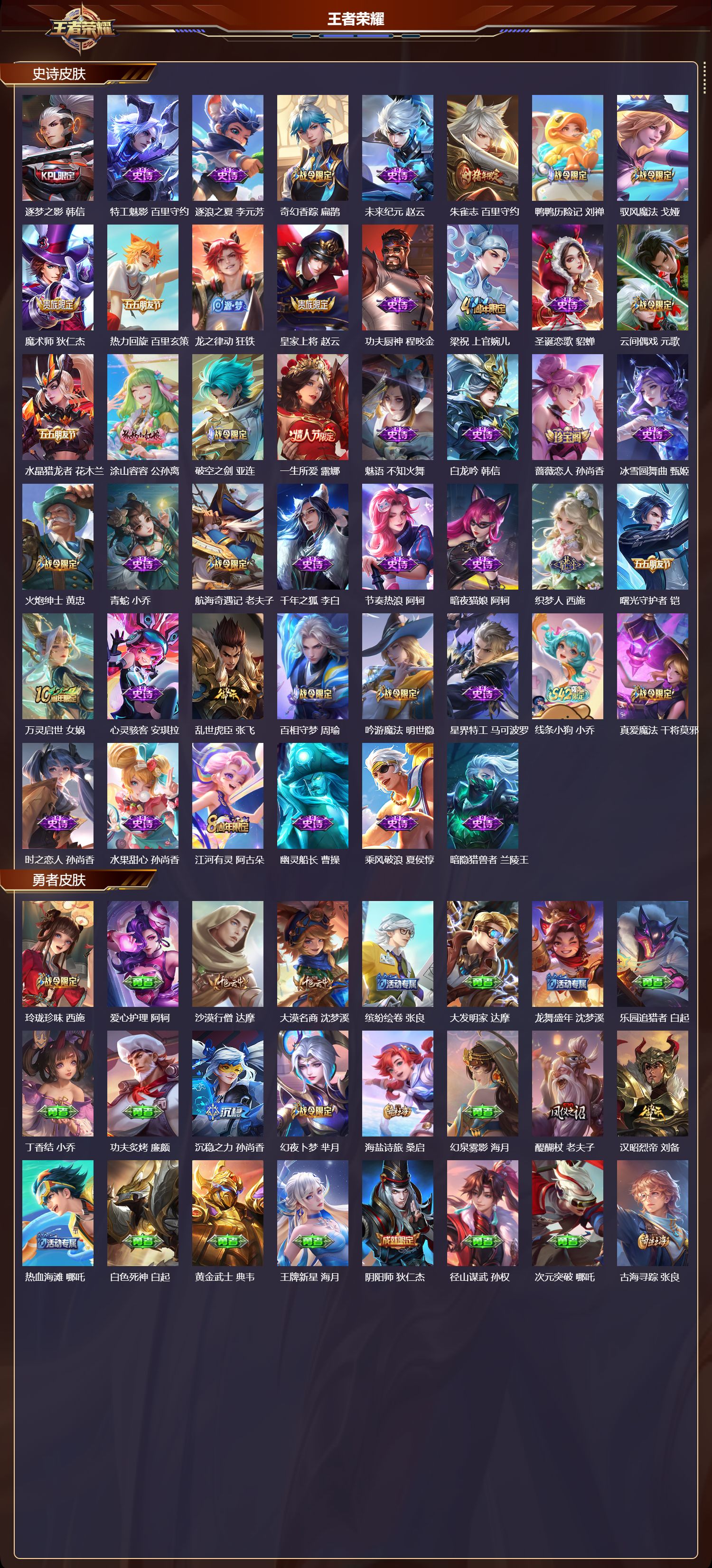 WZMK4247936王者荣耀账号详情图3 WZMK4247936王者荣耀账号详情图3