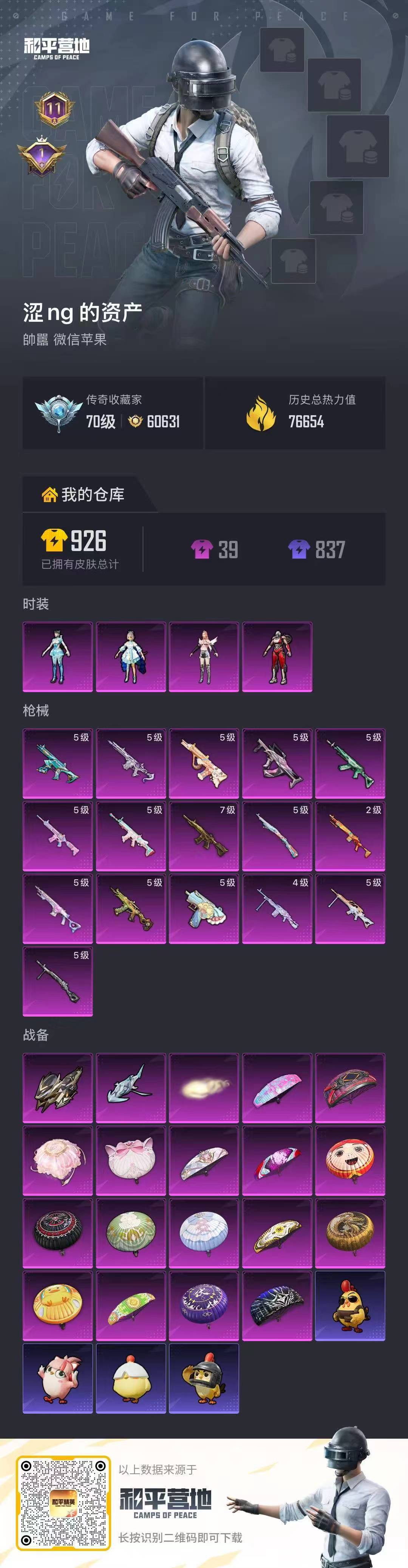 HPSJ4136909和平精英账号详情图2 HPSJ4136909和平精英账号详情图2