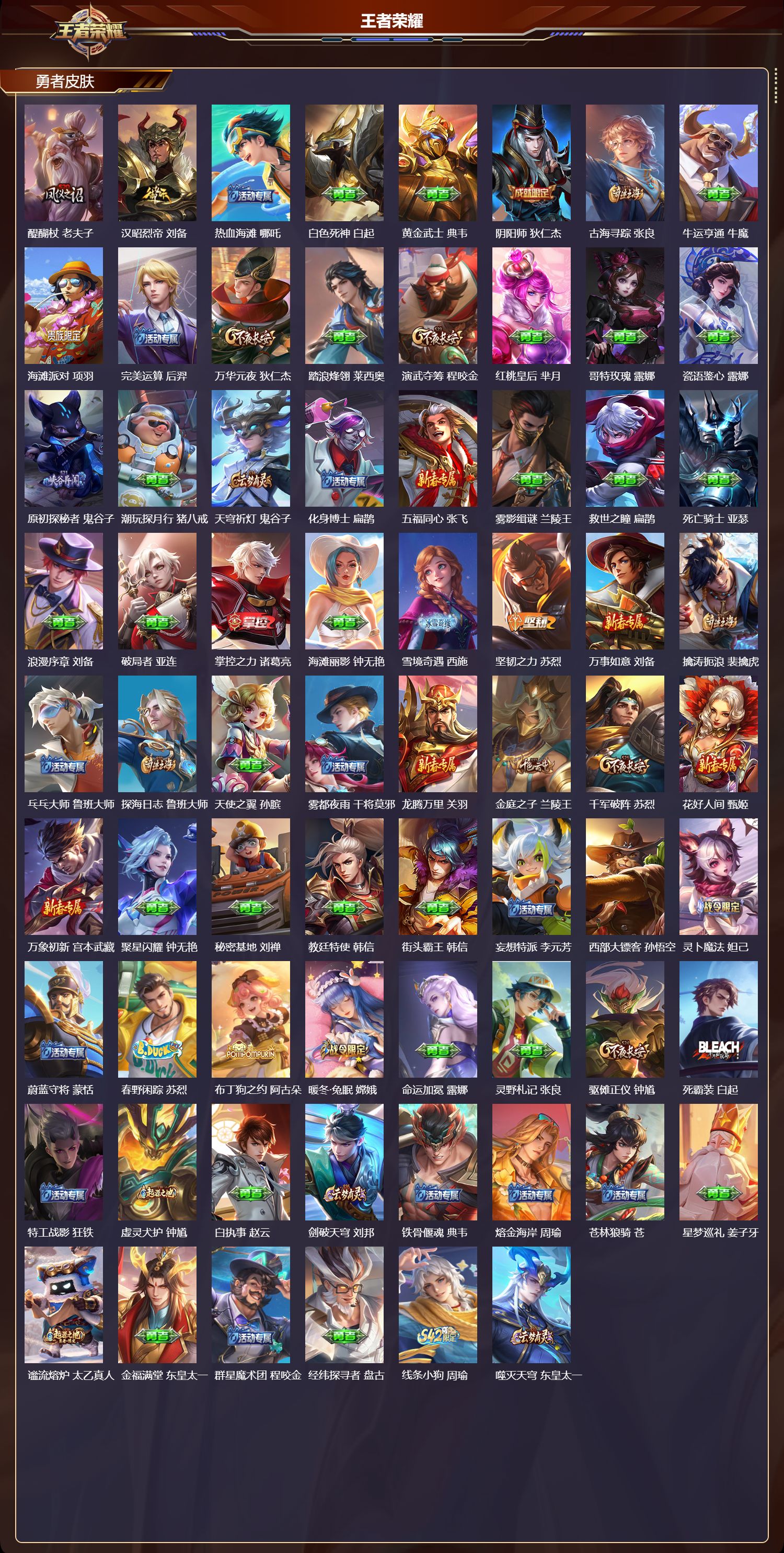 WZQM4247049王者荣耀账号详情图3 WZQM4247049王者荣耀账号详情图3