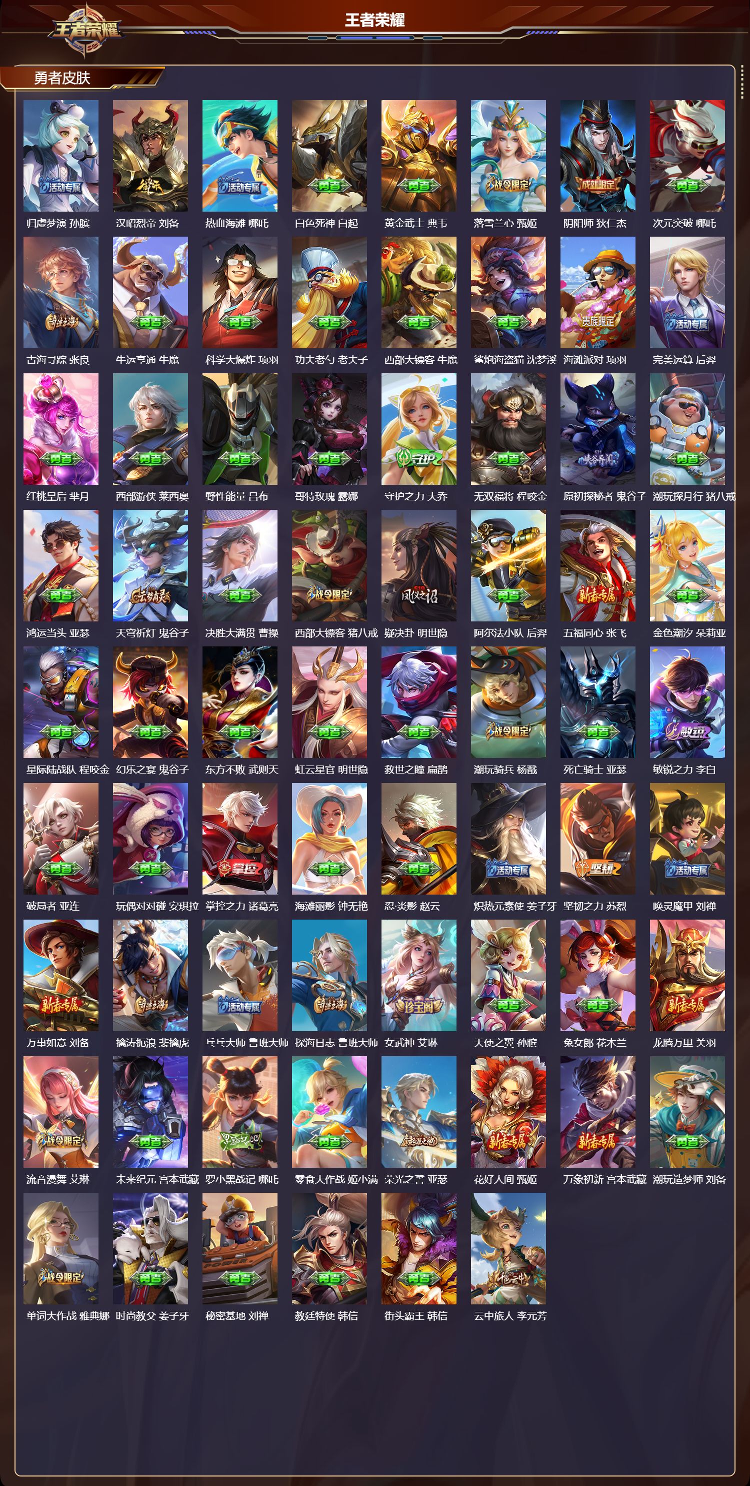 WZQM4247057王者荣耀账号详情图4 WZQM4247057王者荣耀账号详情图4