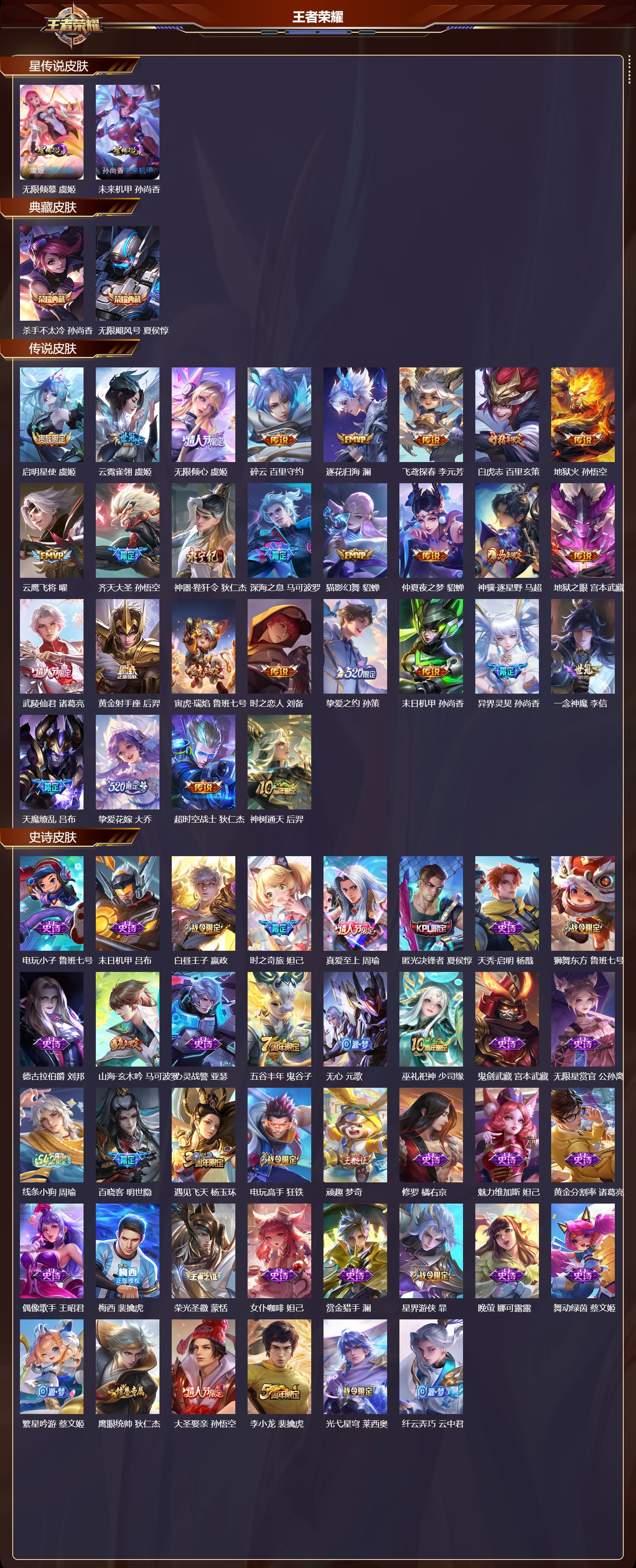 WZQM4249284王者荣耀账号详情图2