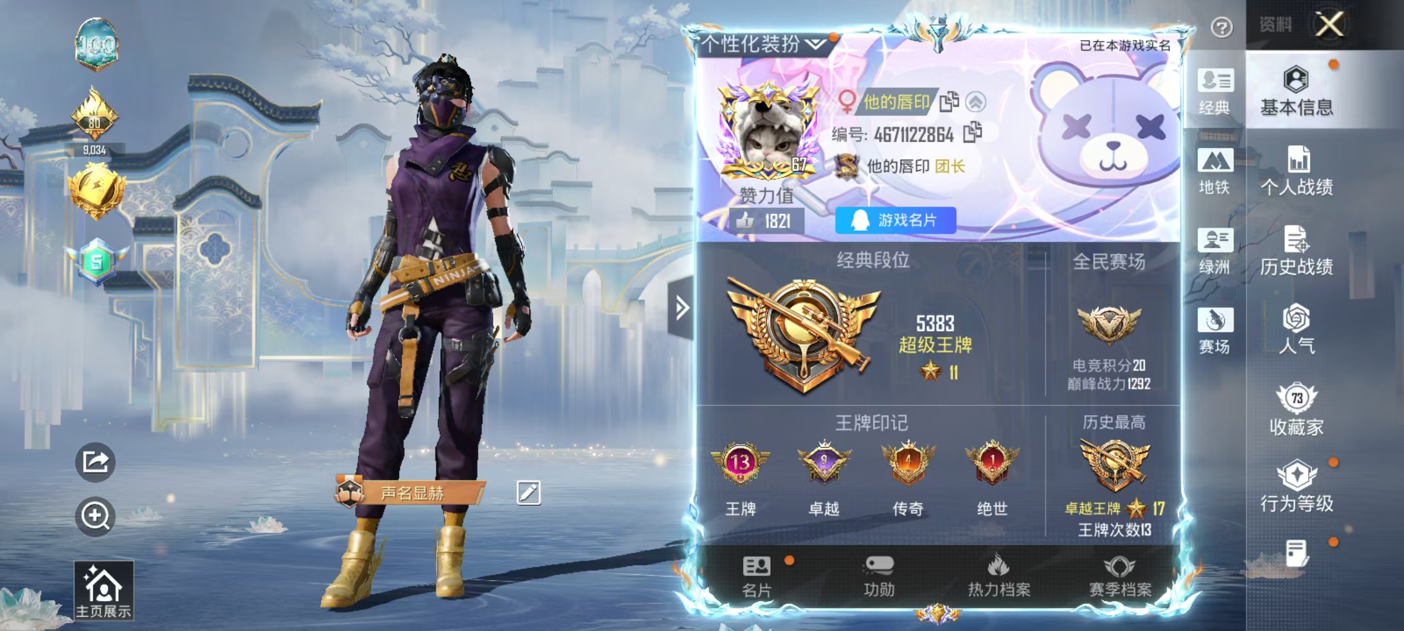 HPSJ4137052和平精英账号详情图3