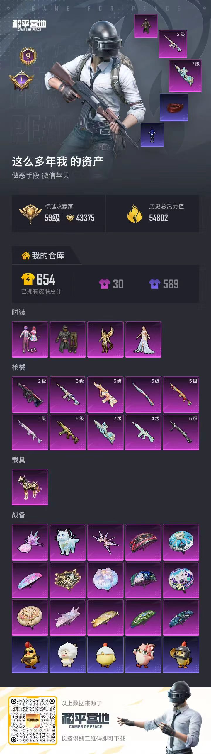 HPSJ4137061和平精英账号详情图2