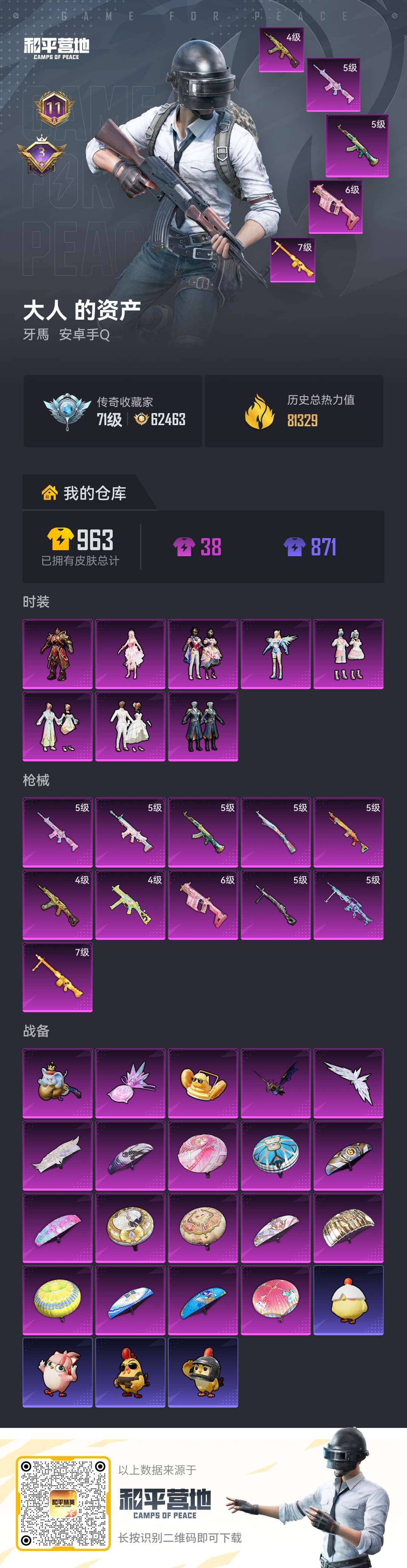 HPLX4139872和平精英账号详情图2