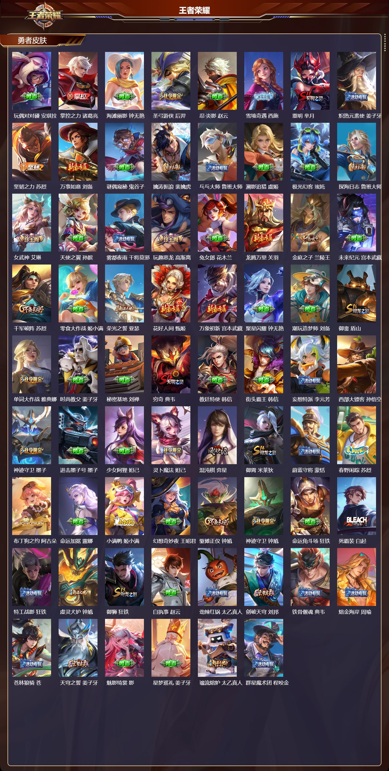 WZQM4249366王者荣耀账号详情图5