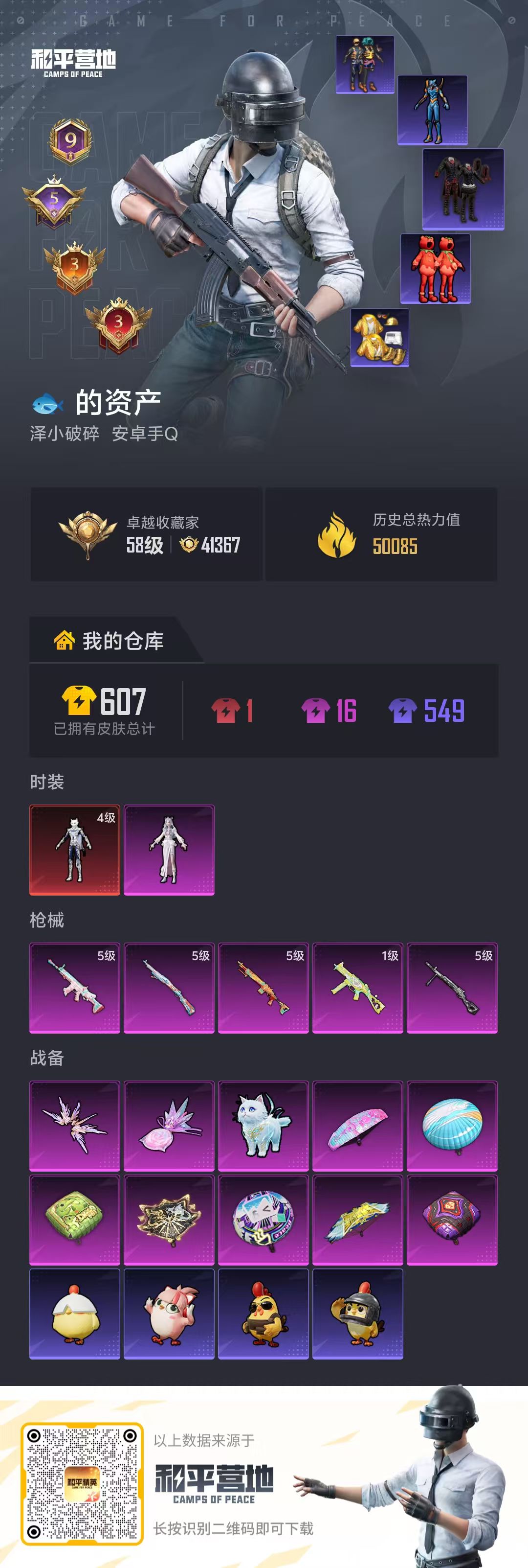 HPCMW4138128和平精英账号详情图2