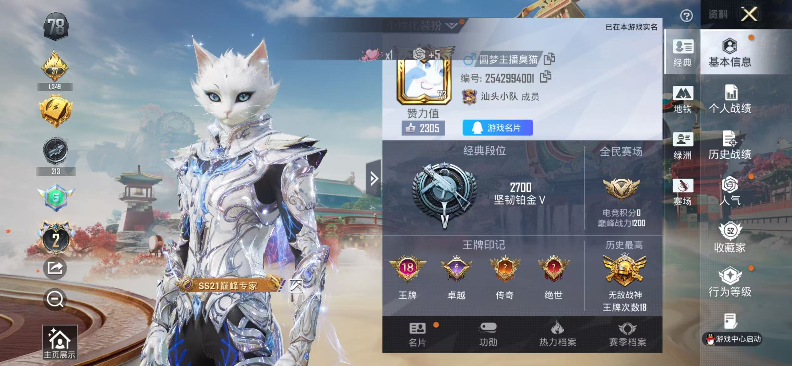 HPSJ4136881和平精英账号详情图3 HPSJ4136881和平精英账号详情图3