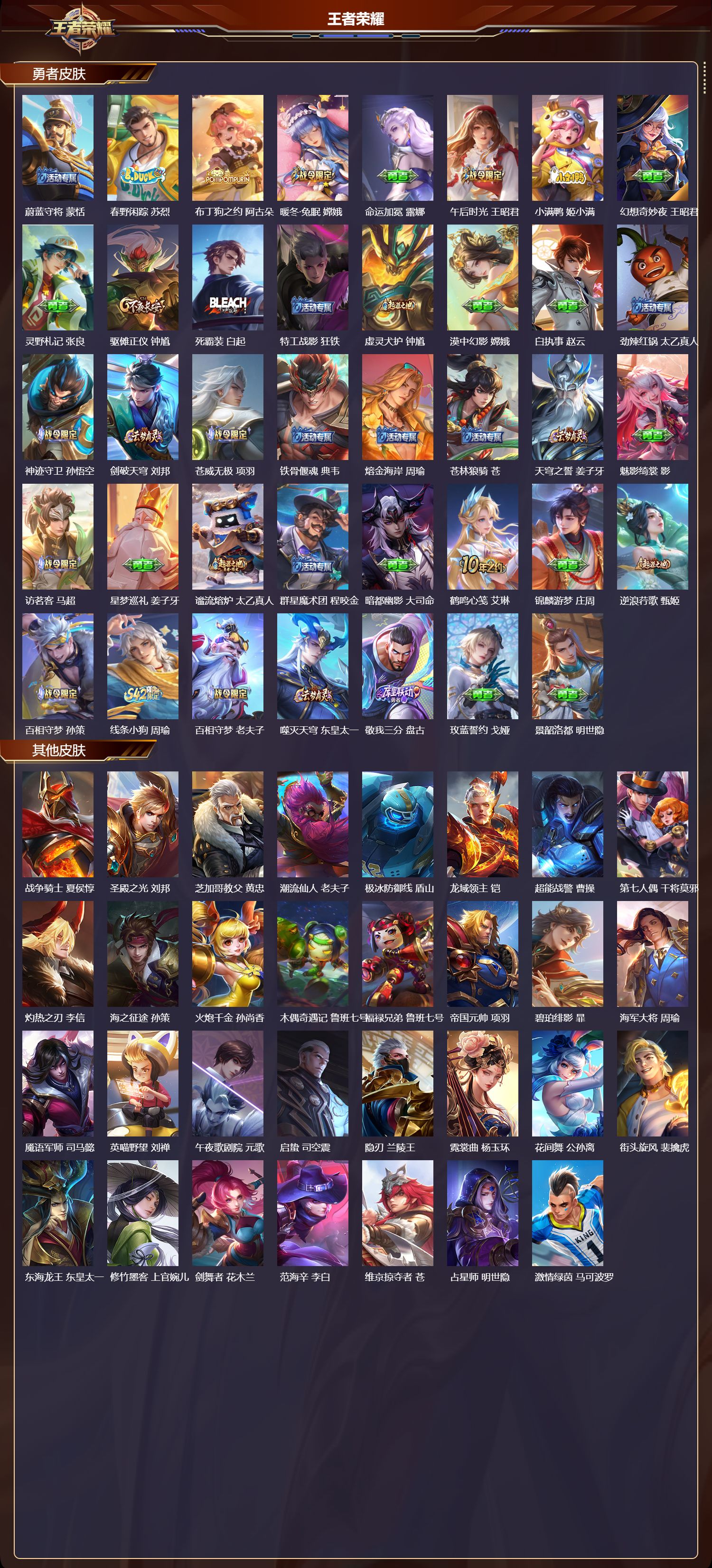 WZQM4247826王者荣耀账号详情图5