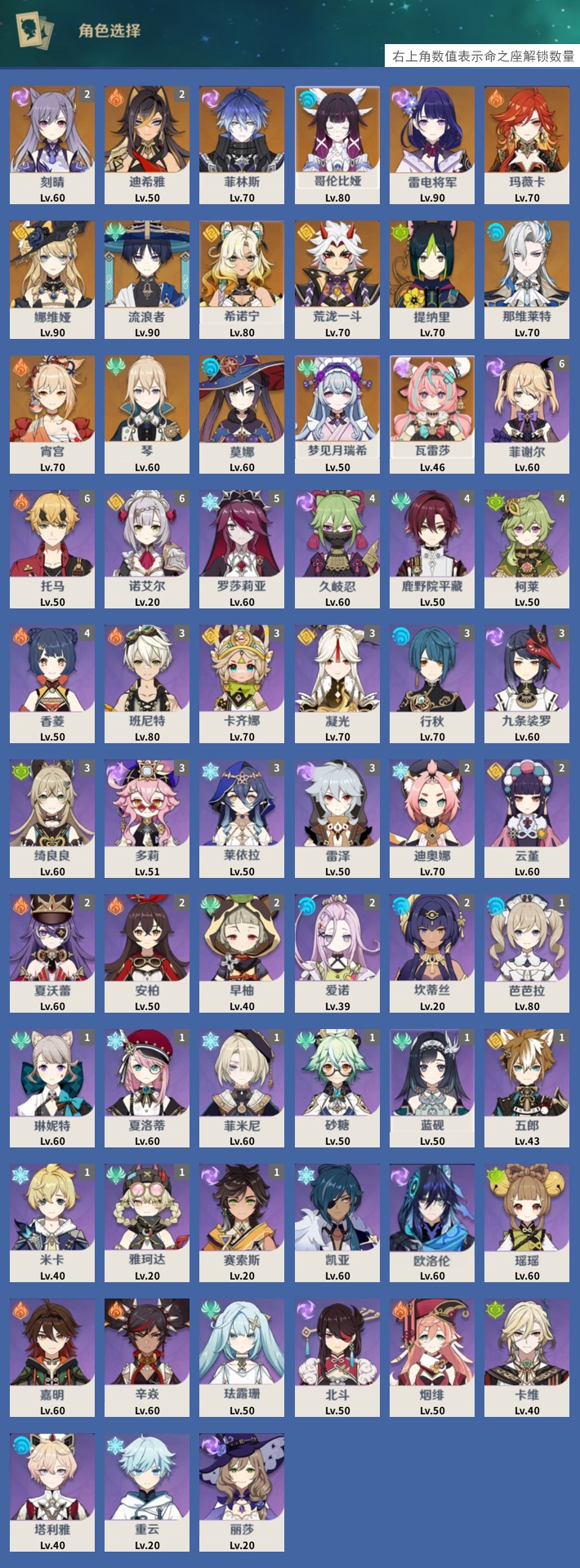 YSMK43673原神账号详情图3