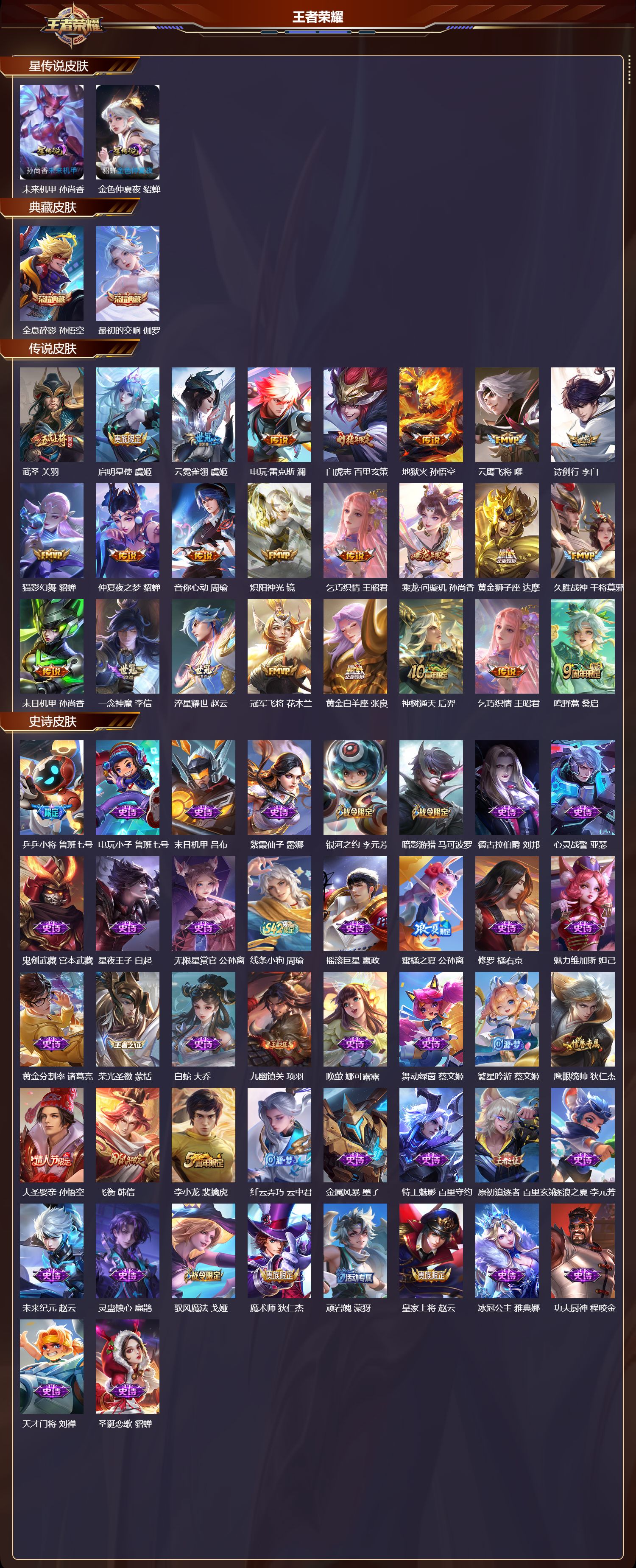 WZMK4249400王者荣耀账号详情图2 WZMK4249400王者荣耀账号详情图2