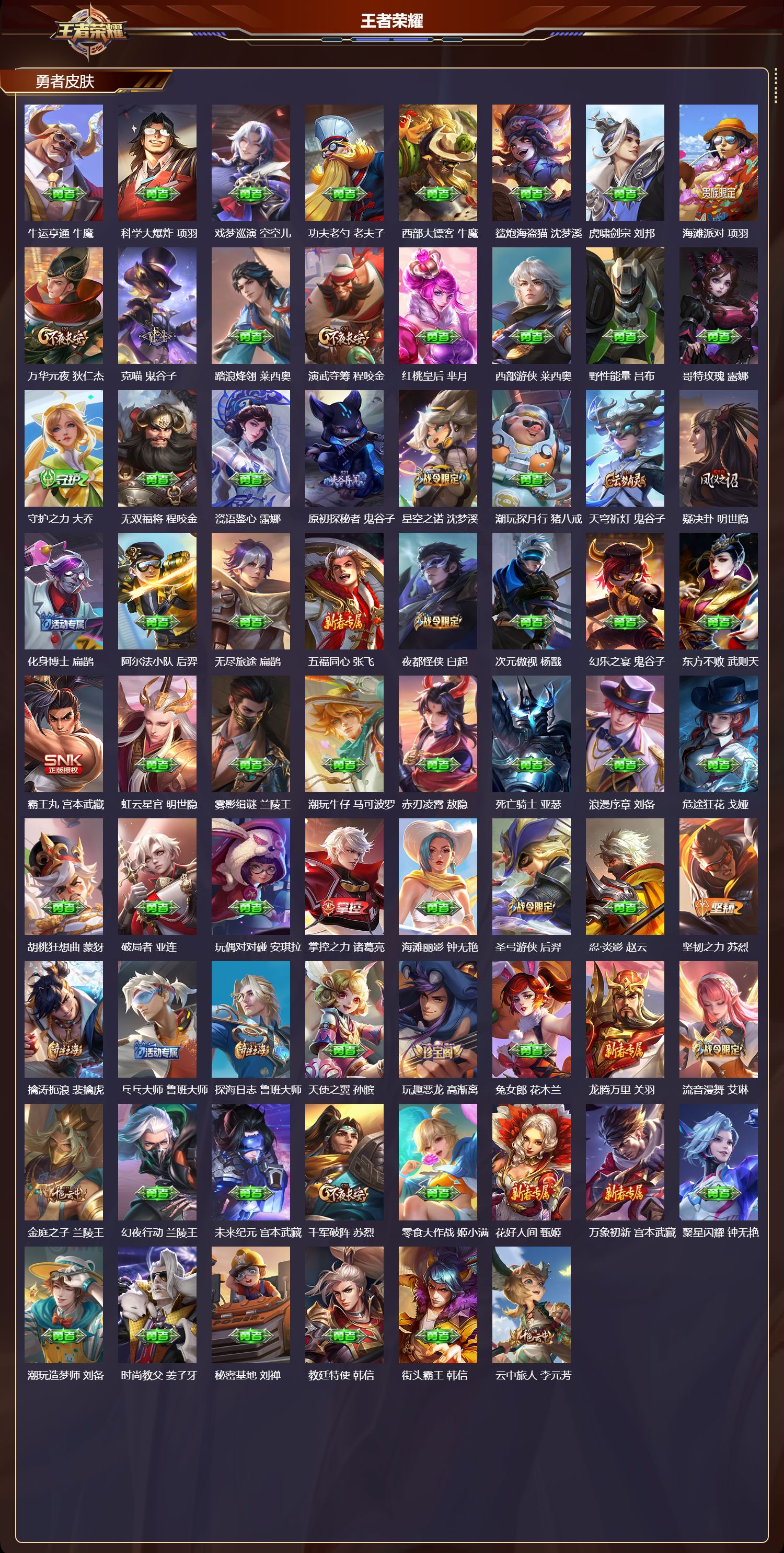 WZMK4247936王者荣耀账号详情图4 WZMK4247936王者荣耀账号详情图4