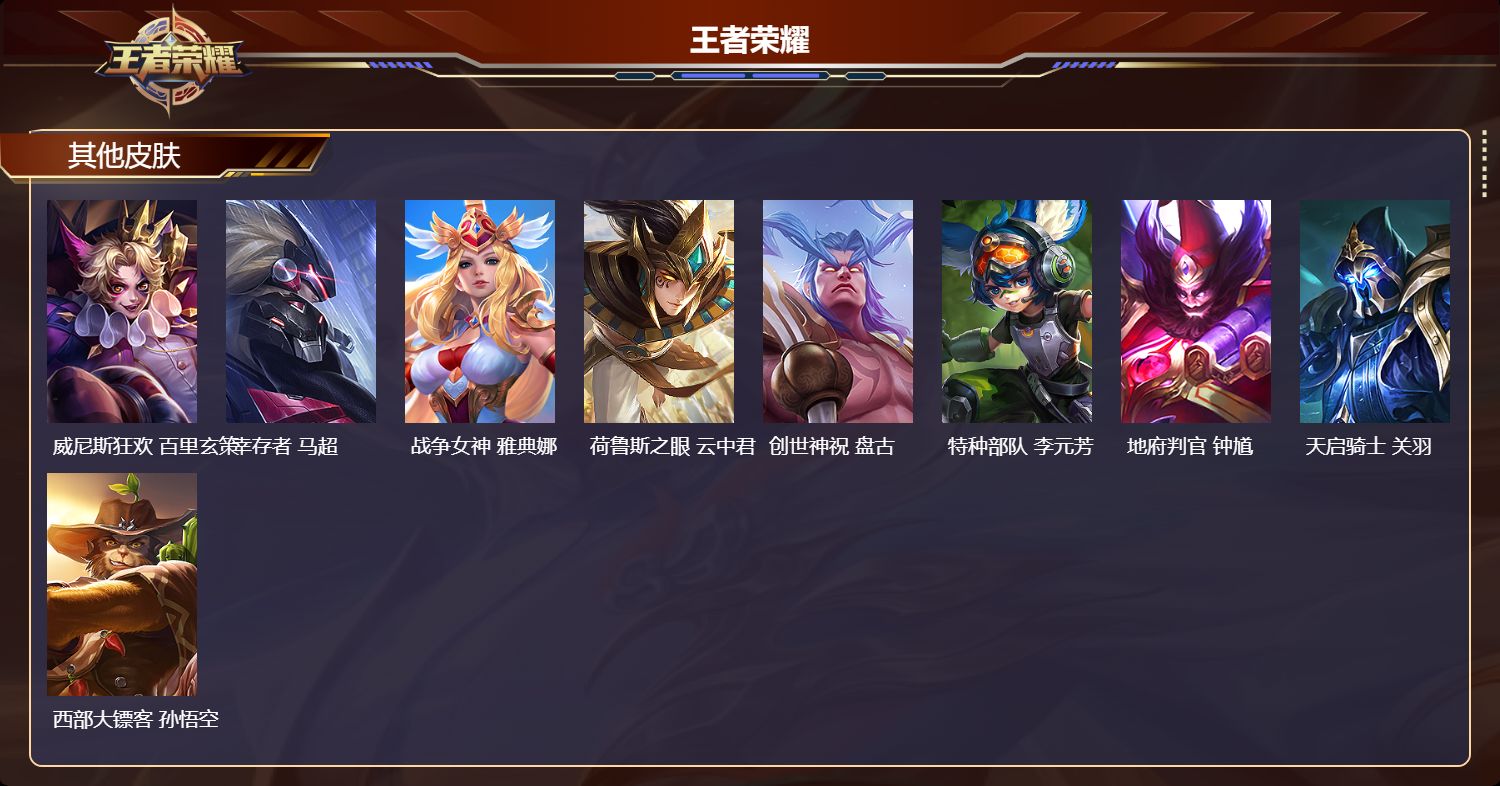 WZMK4247882王者荣耀账号详情图3