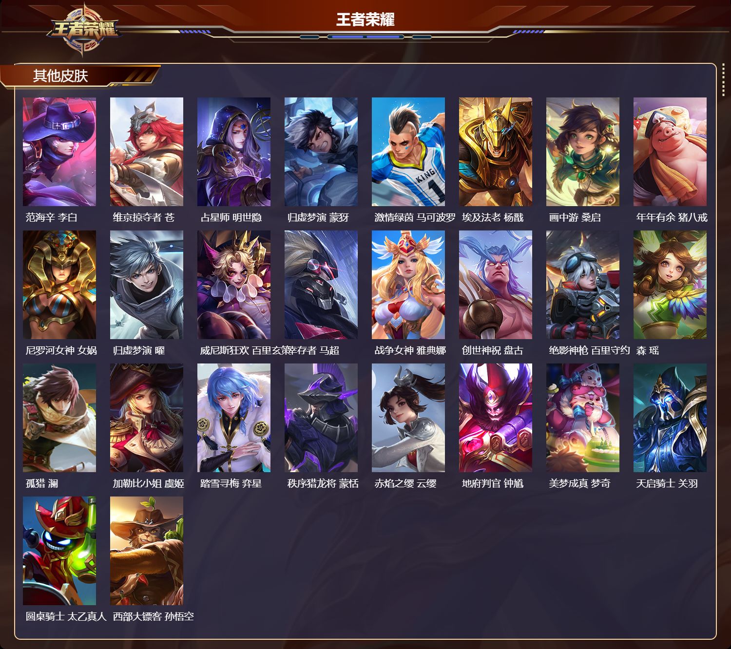 WZMK4247936王者荣耀账号详情图6 WZMK4247936王者荣耀账号详情图6