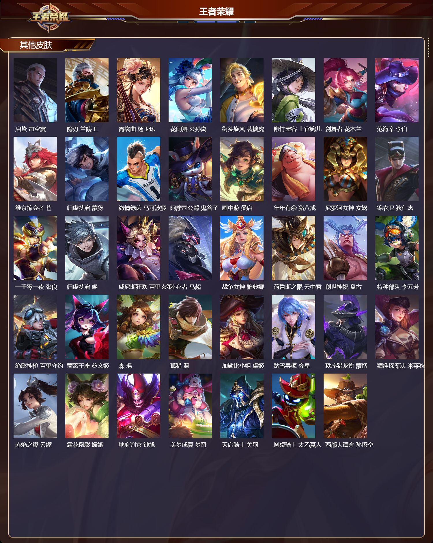 WZQM4247880王者荣耀账号详情图6 WZQM4247880王者荣耀账号详情图6