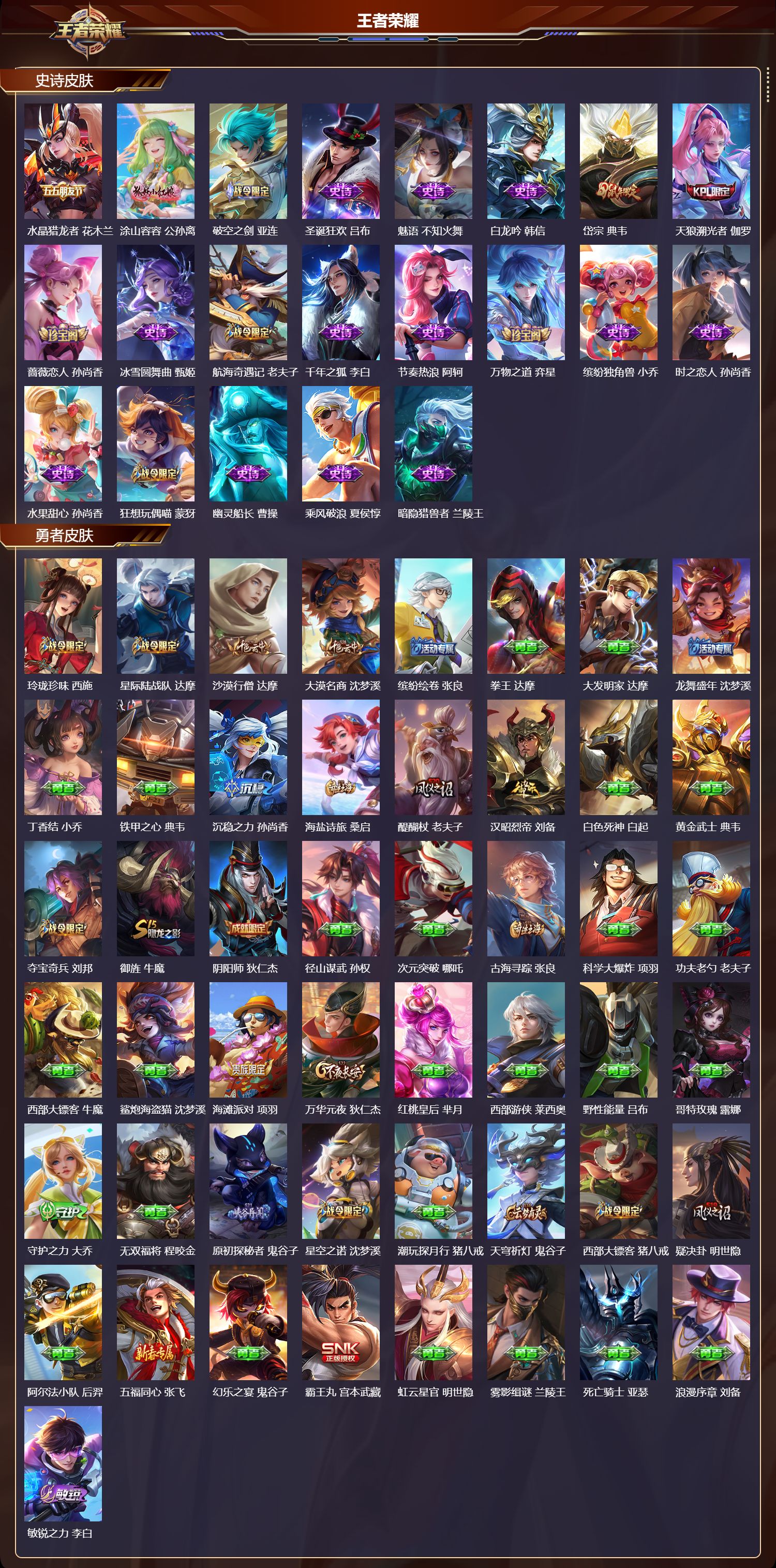 WZMK4249400王者荣耀账号详情图3 WZMK4249400王者荣耀账号详情图3