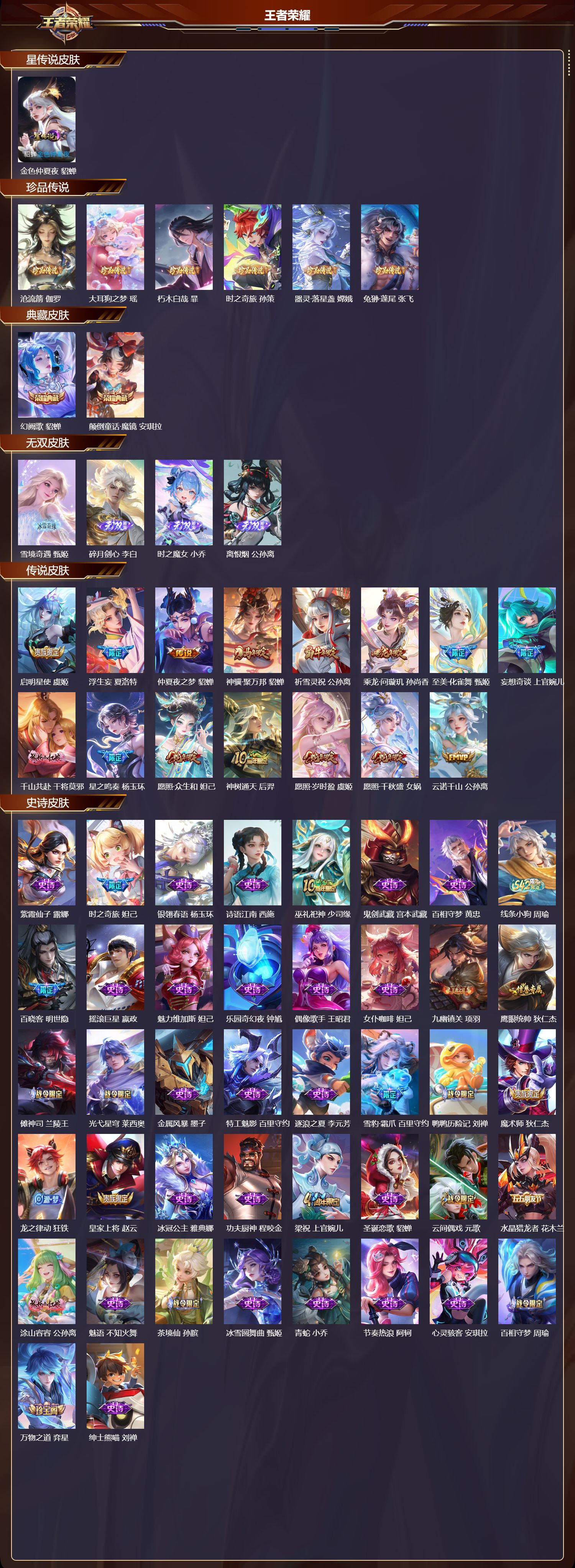 WZMK4252113王者荣耀账号详情图2