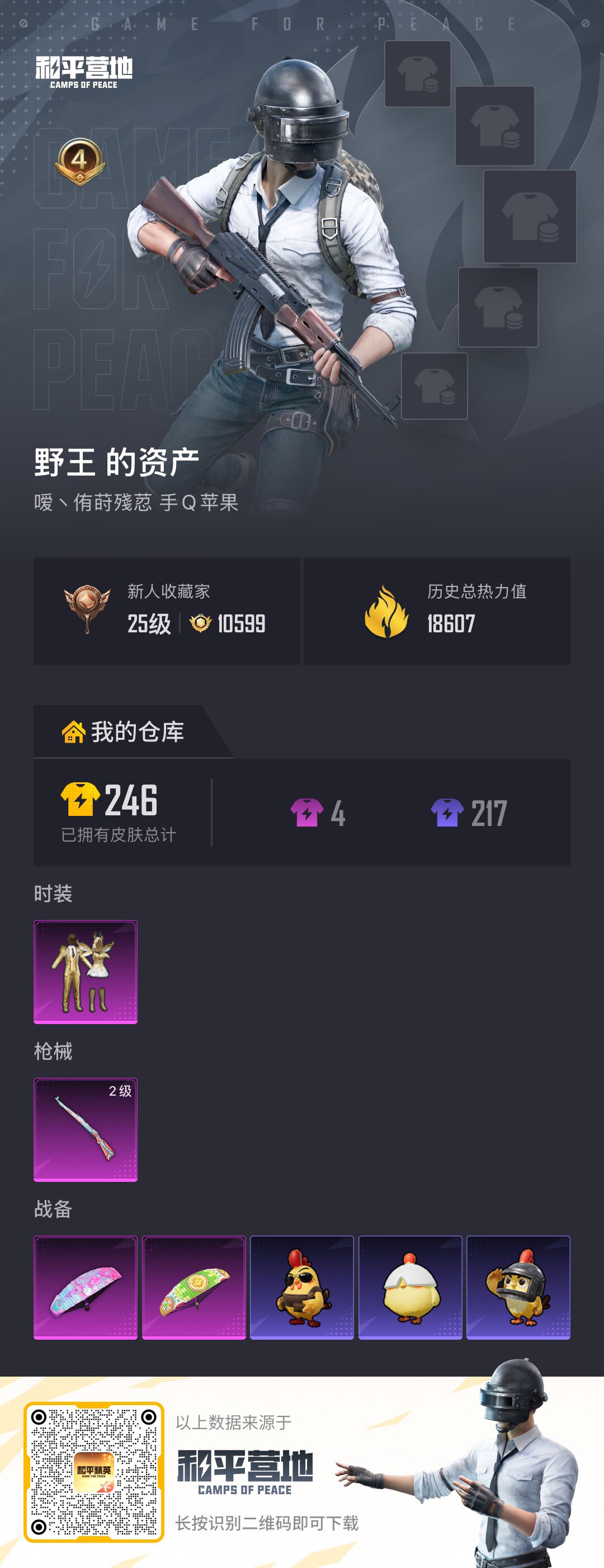 HPSJ4138432和平精英账号详情图2 HPSJ4138432和平精英账号详情图2