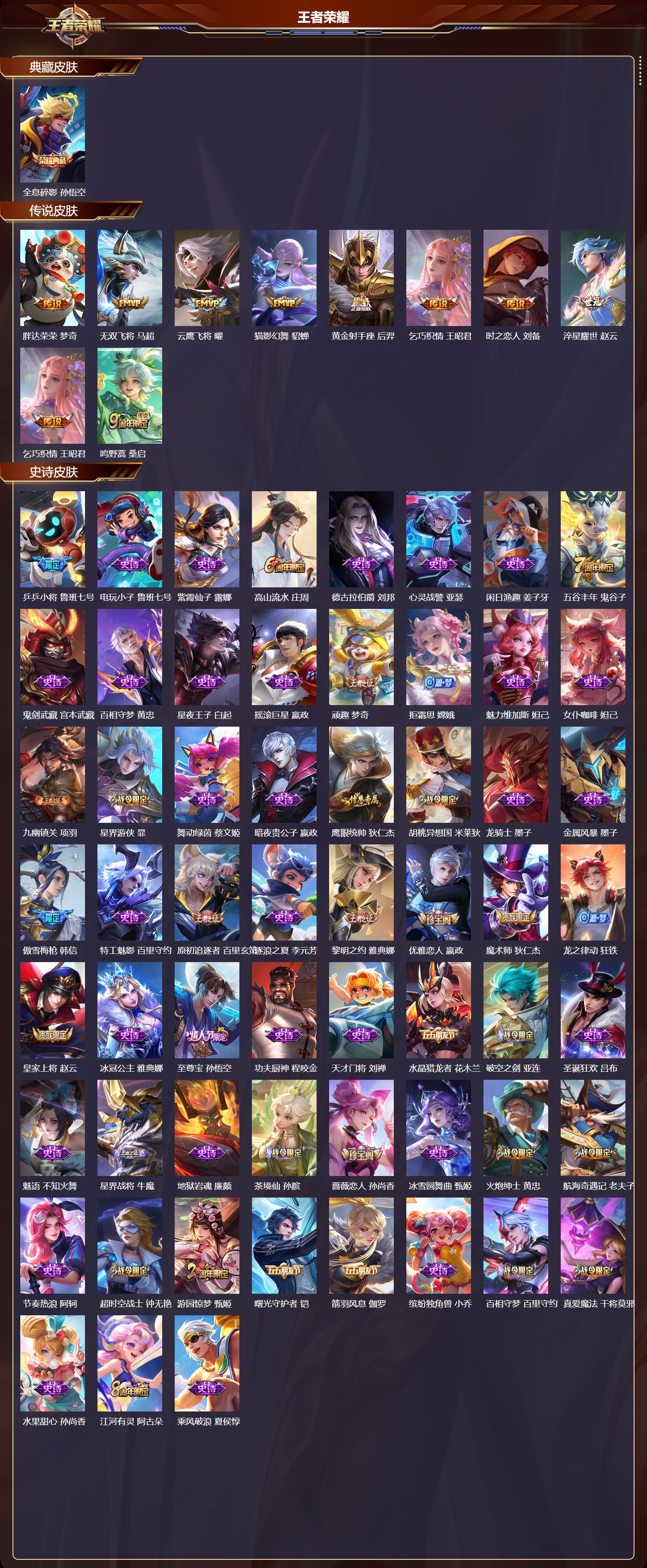 WZQM4252364王者荣耀账号详情图2