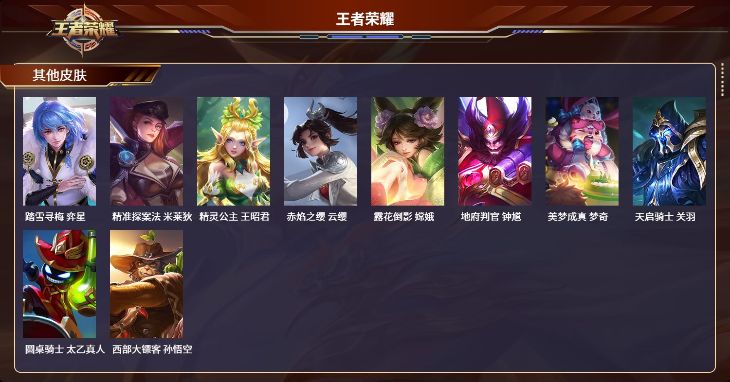 WZLX4250177王者荣耀账号详情图7 WZLX4250177王者荣耀账号详情图7