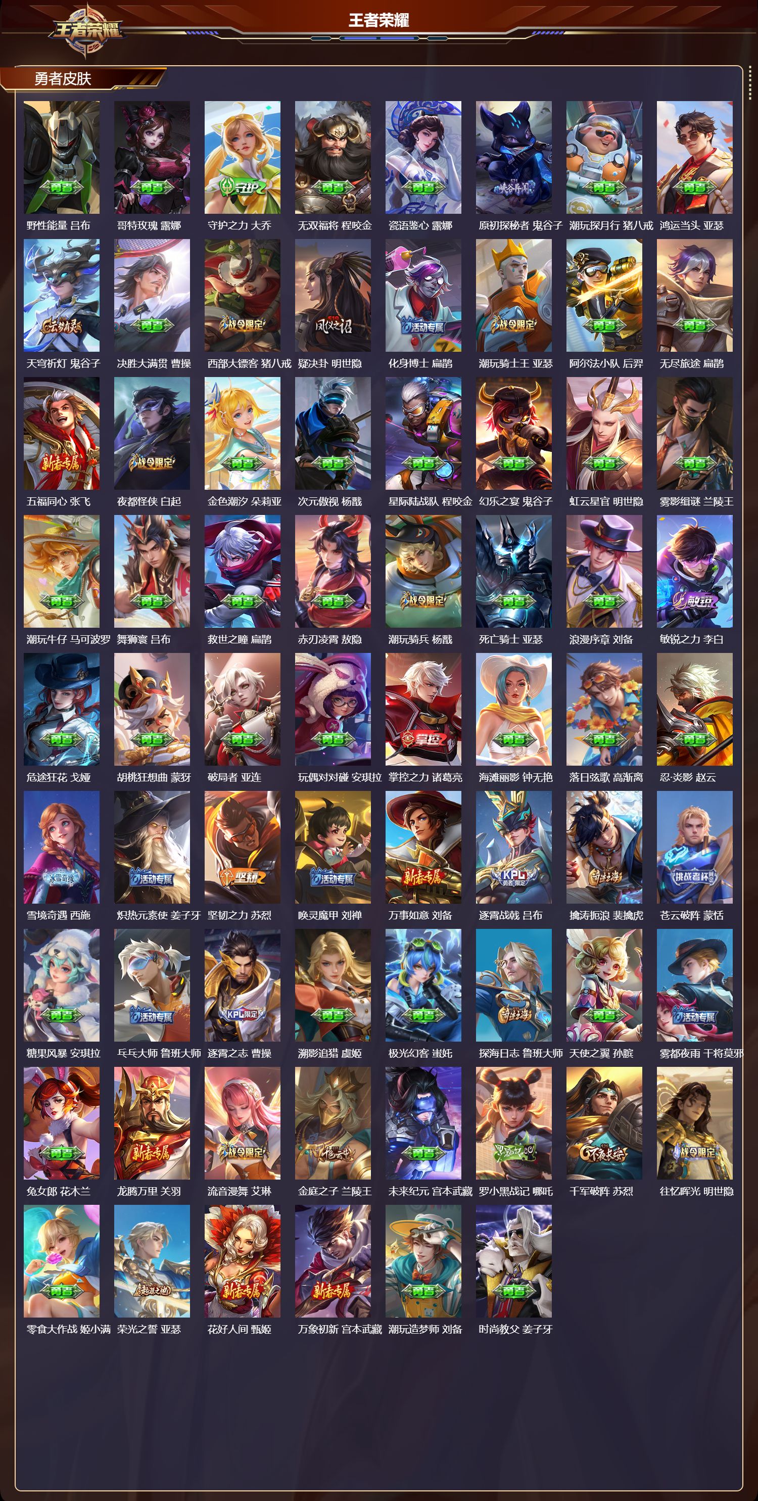 WZMK4251939王者荣耀账号详情图6