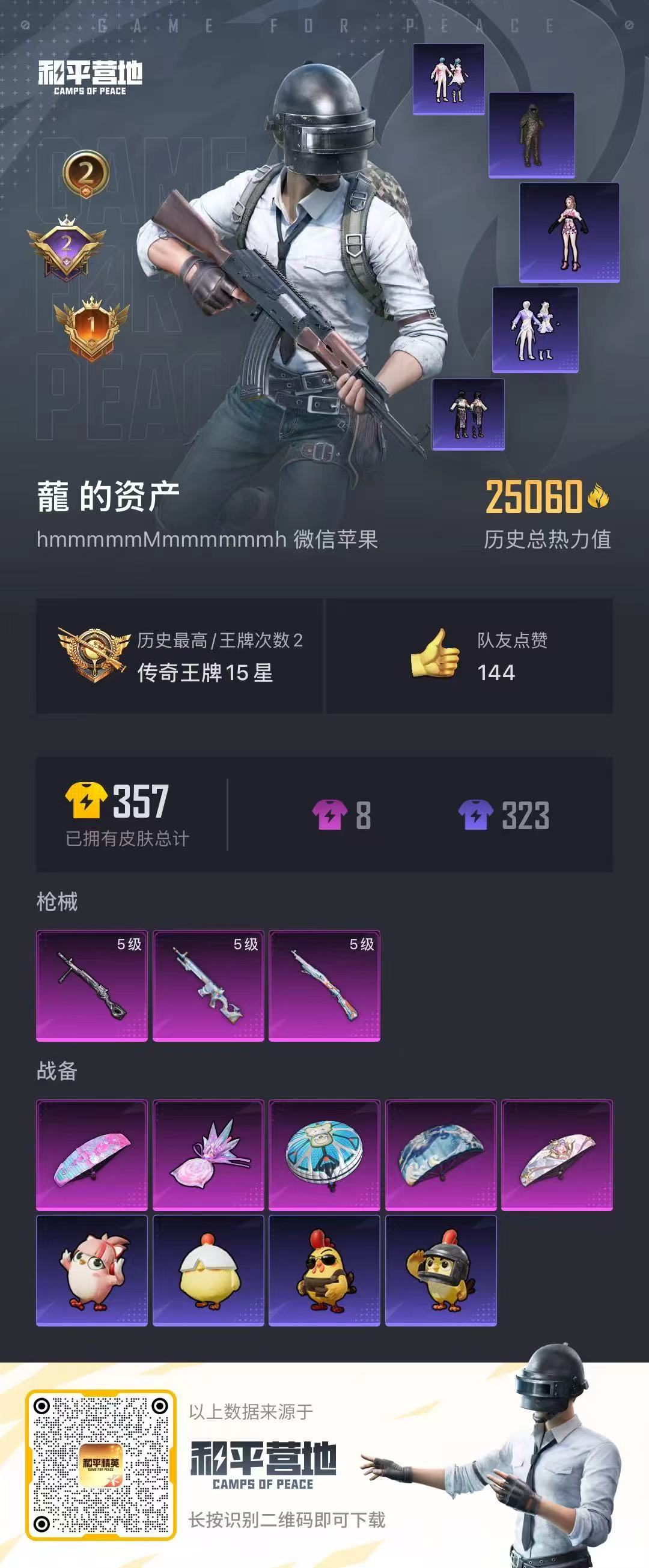 HPSJ4138872和平精英账号详情图2