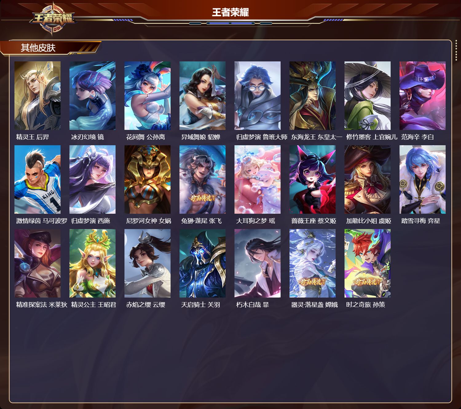 WZMK4252113王者荣耀账号详情图4