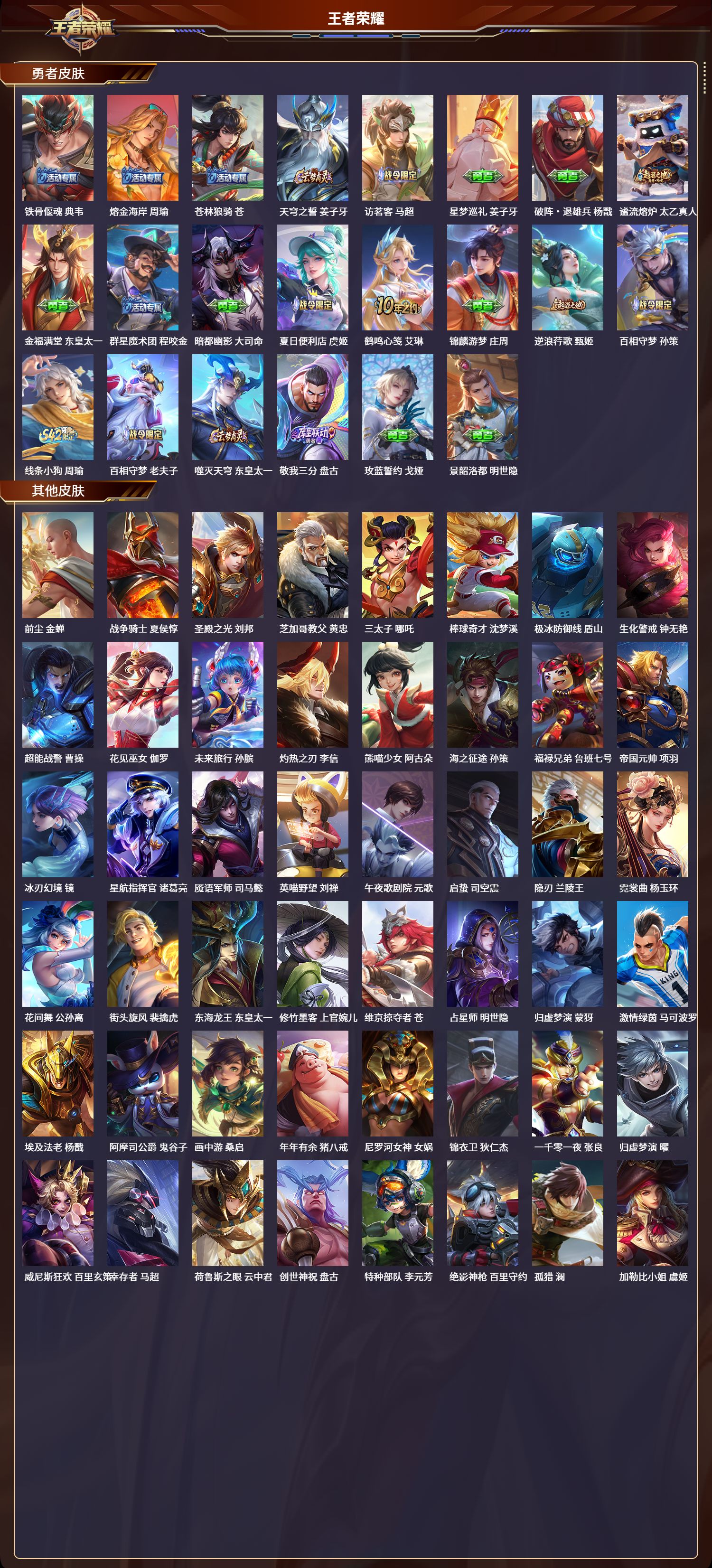 WZLX4250177王者荣耀账号详情图6 WZLX4250177王者荣耀账号详情图6