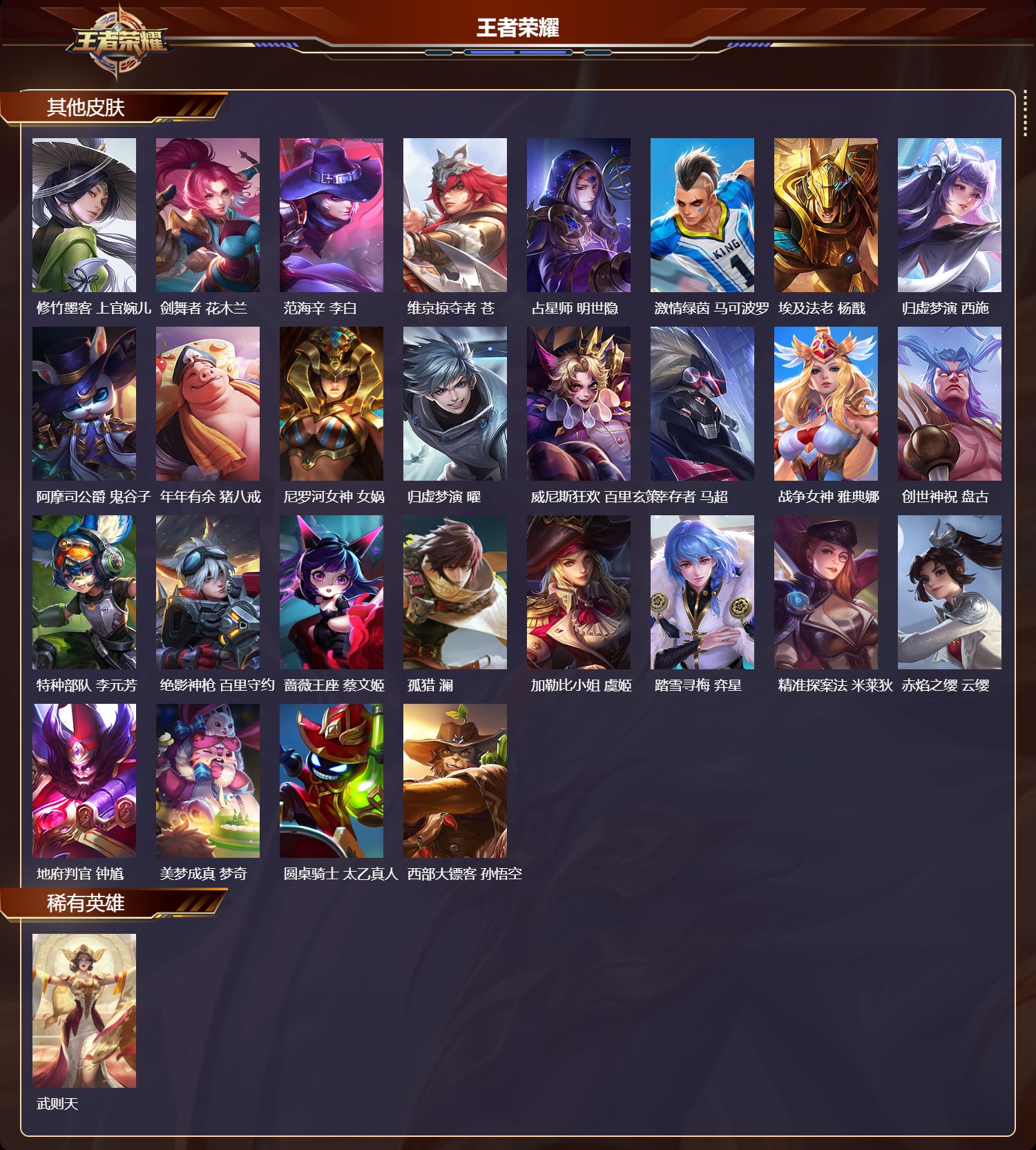 WZQM4252142王者荣耀账号详情图5