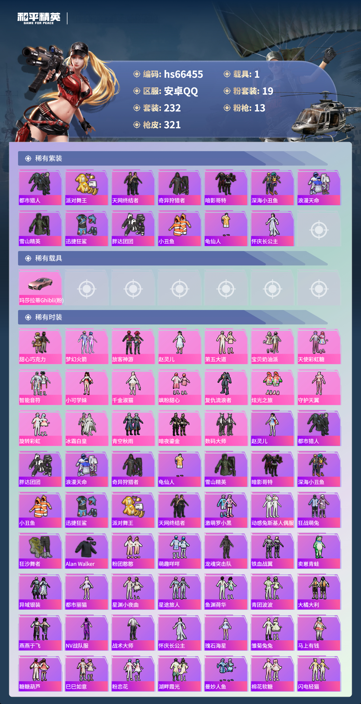 HPSJ4142123和平精英账号详情图4 HPSJ4142123和平精英账号详情图4