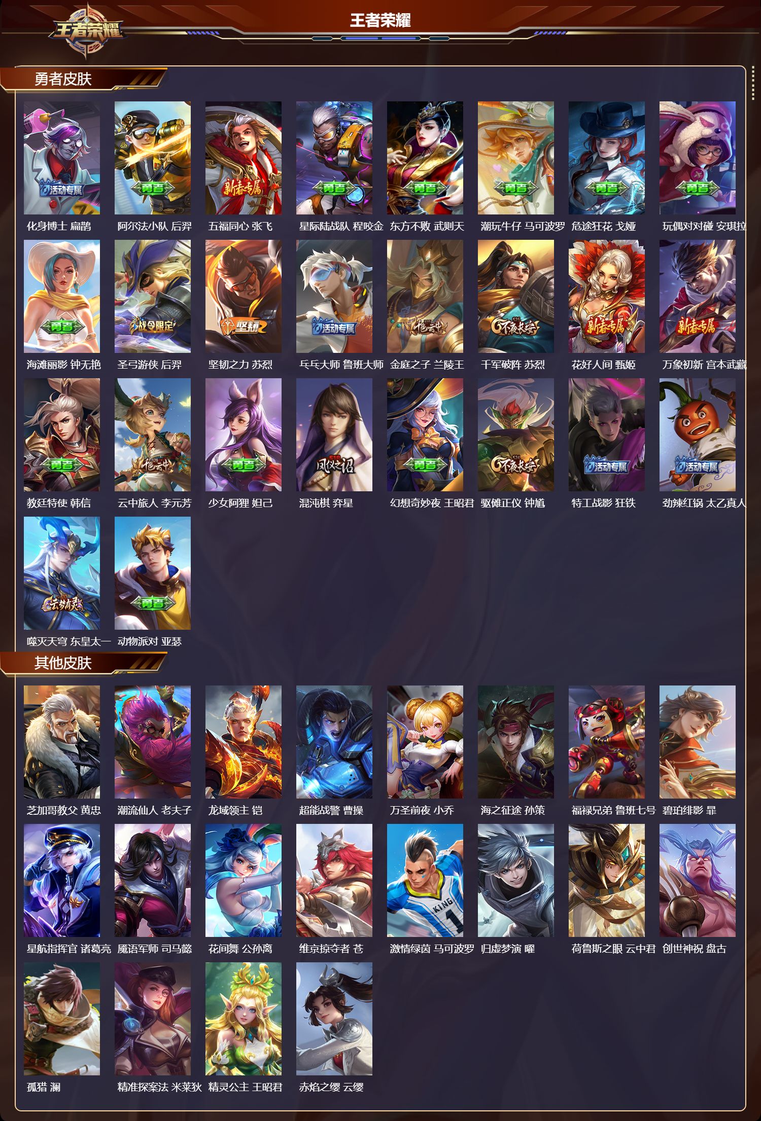 WZMK4252029王者荣耀账号详情图3