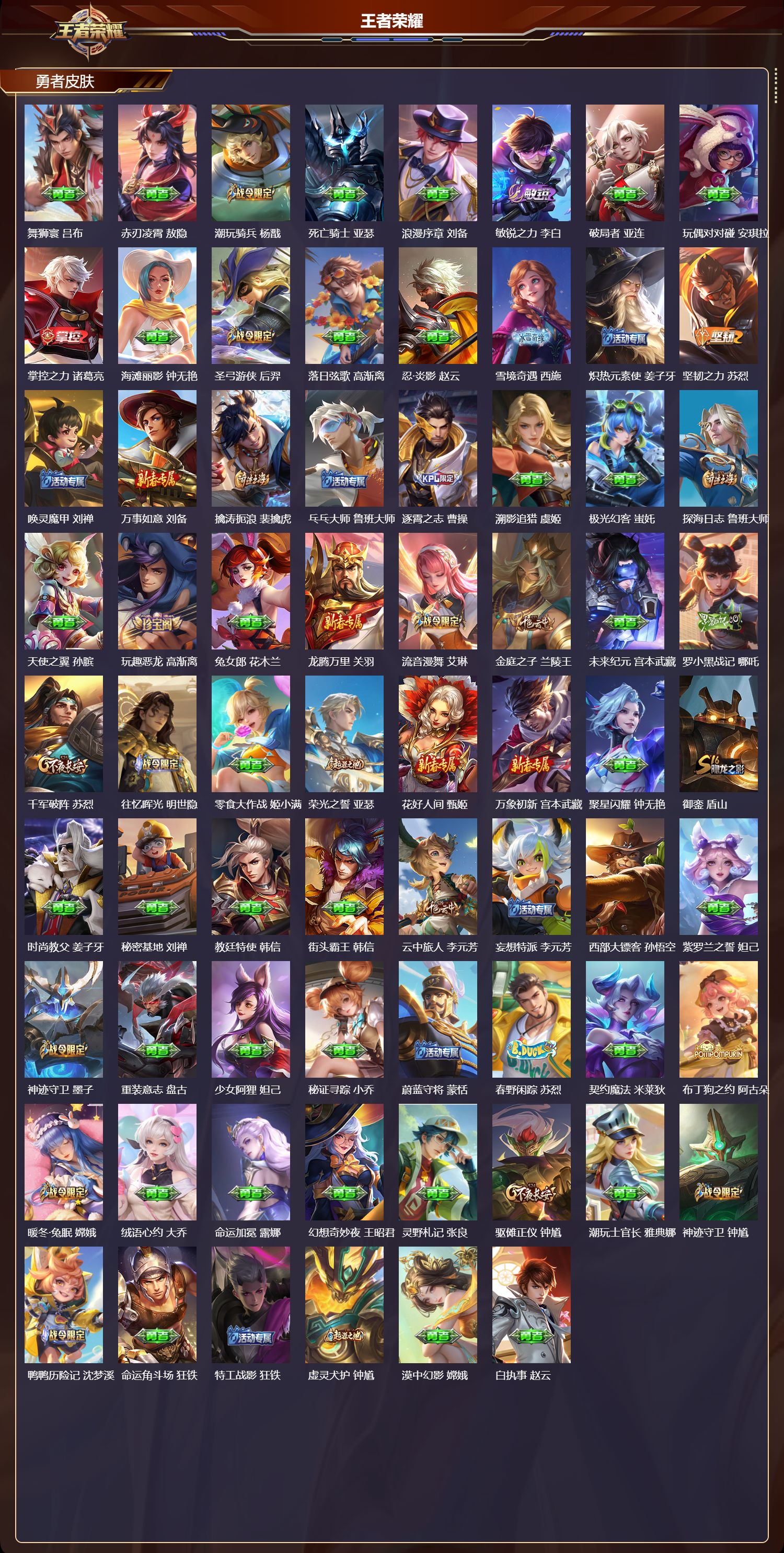 WZMK4252051王者荣耀账号详情图5